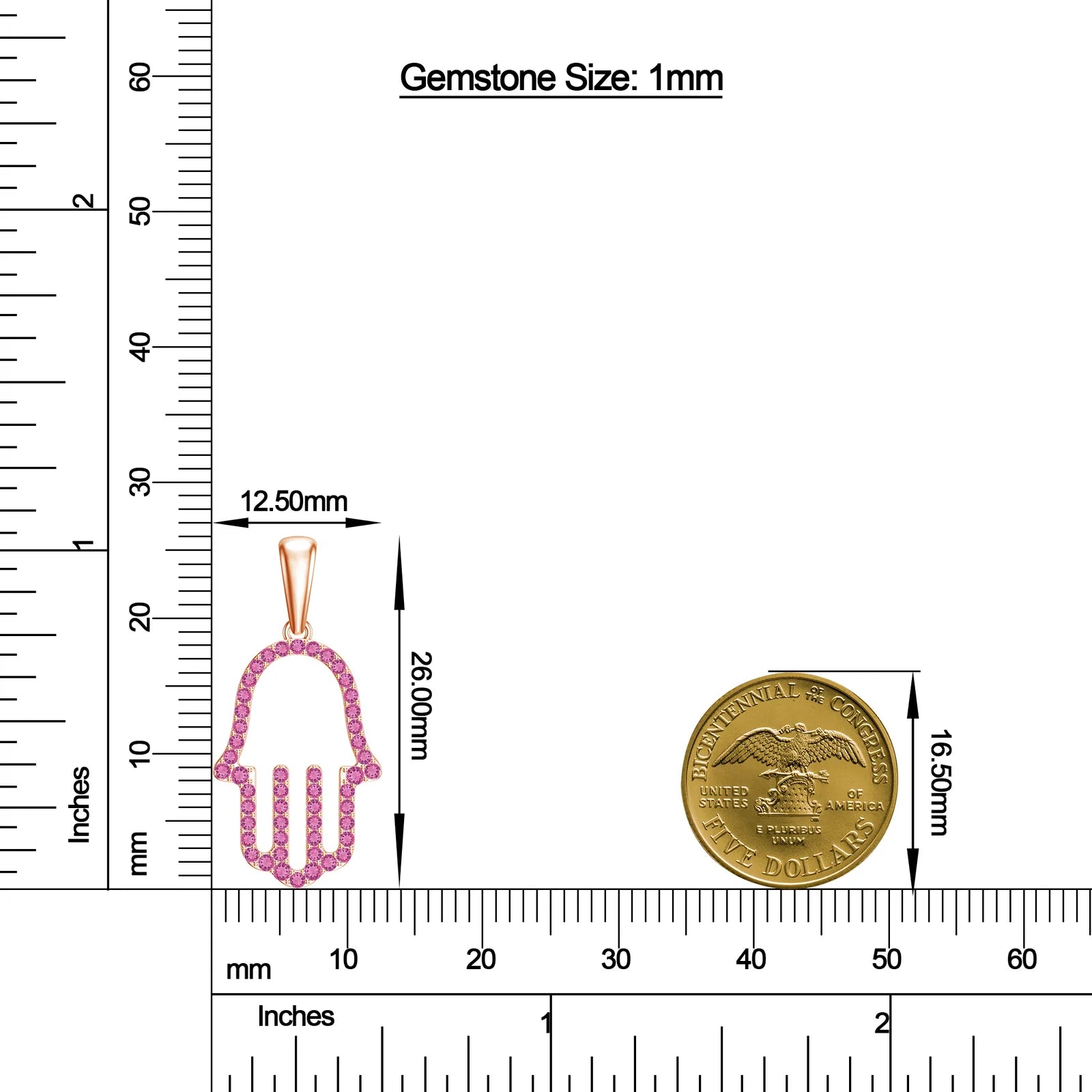 18K Rose Gold Vermeil