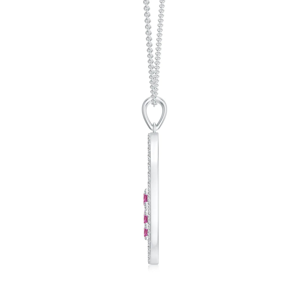 18K White Gold Vermeil