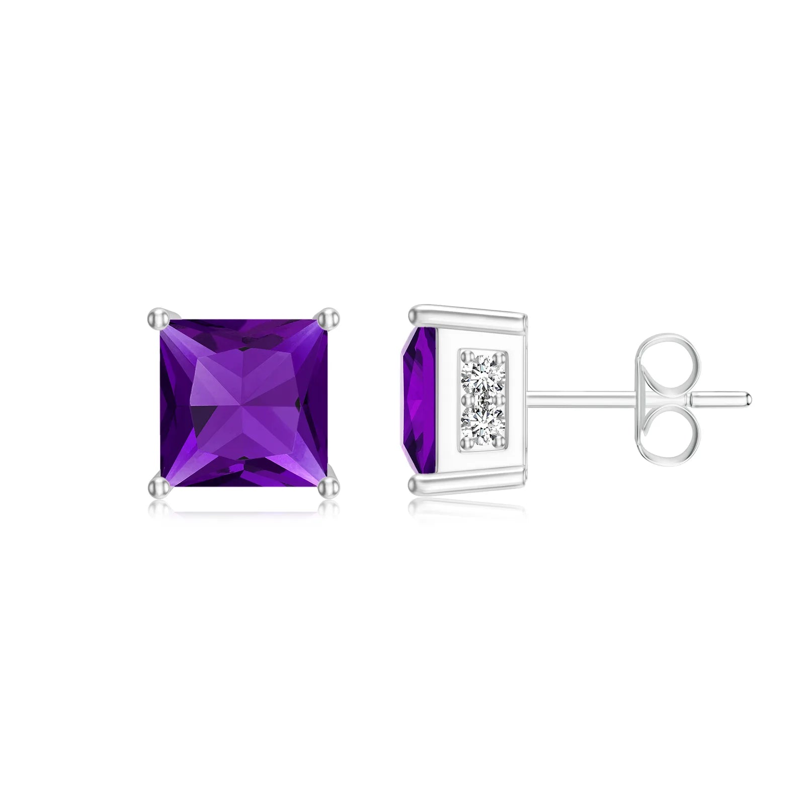 18K White Gold Vermeil