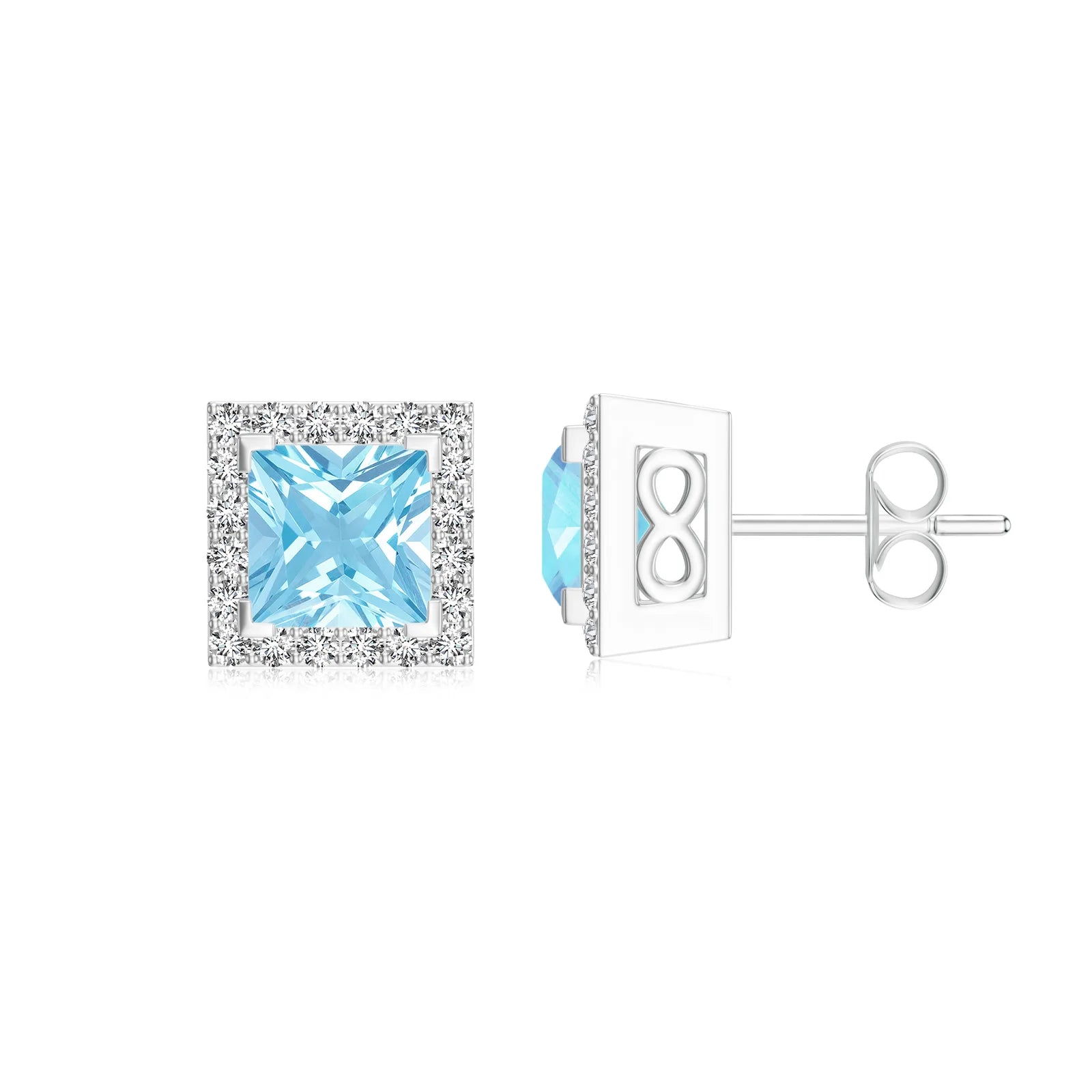 18K White Gold Vermeil
