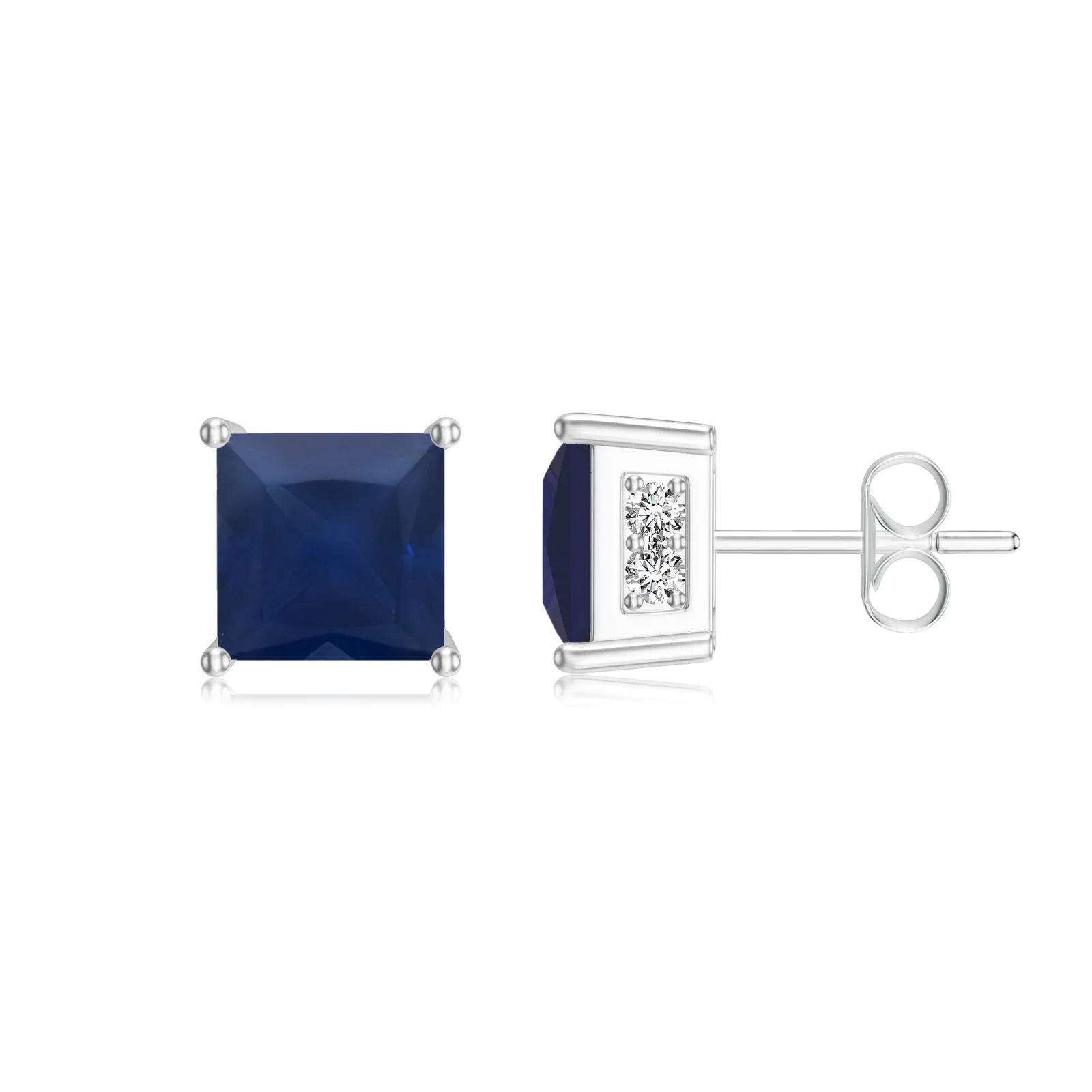 18K White Gold Vermeil