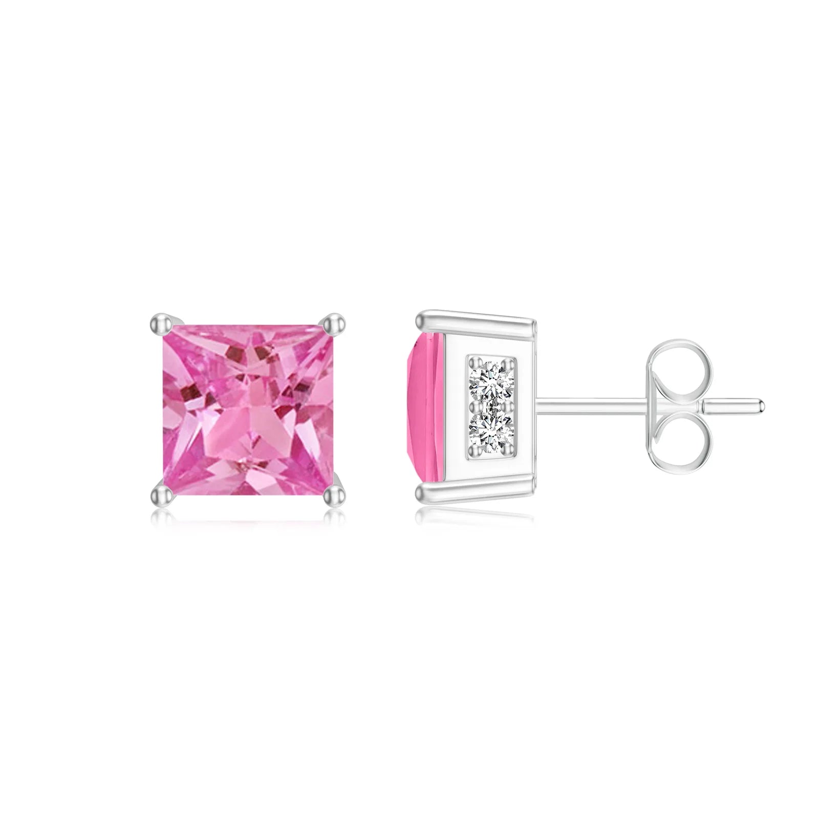 18K White Gold Vermeil