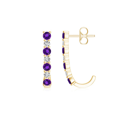 February Birthstone Earrings