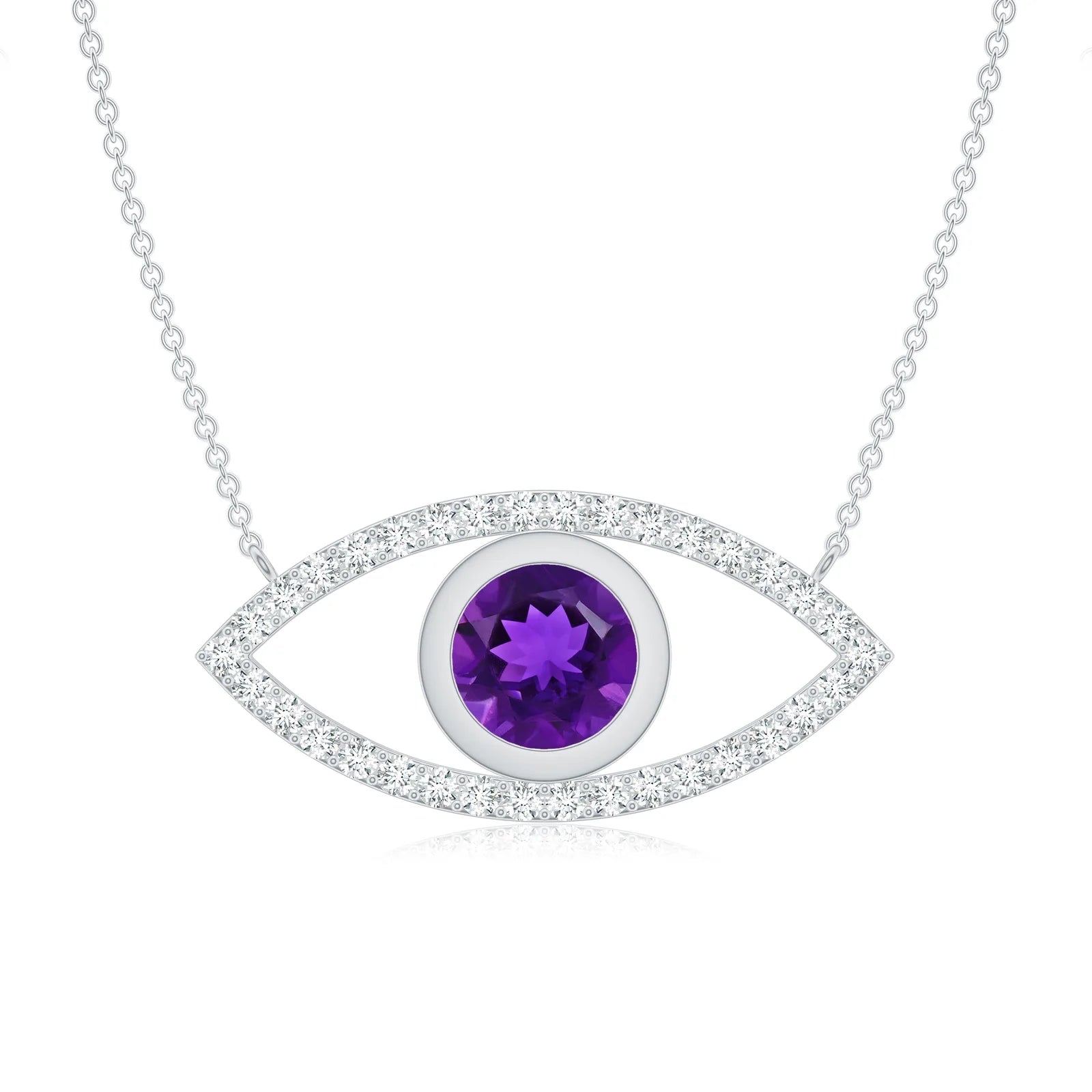 18K White Gold Vermeil