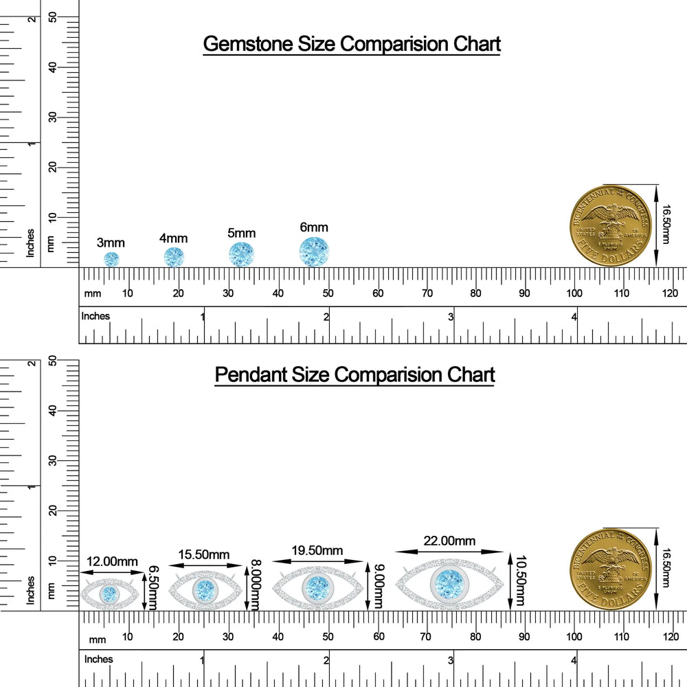 18K White Gold Vermeil