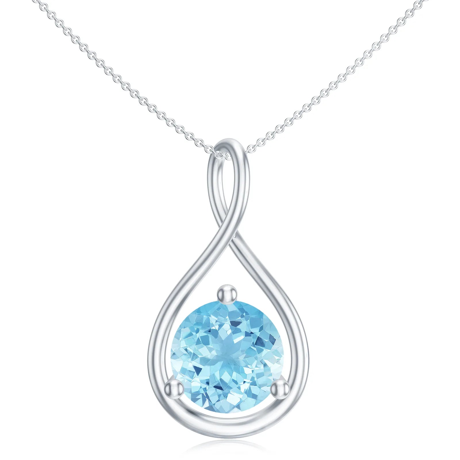 18K White Gold Vermeil