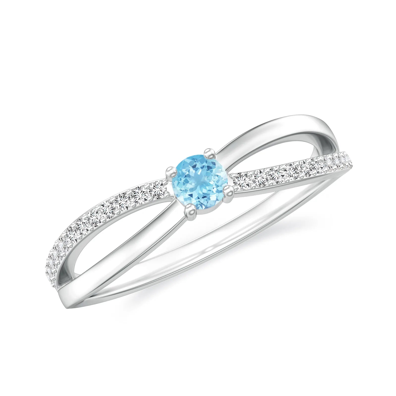 18K White Gold Vermeil