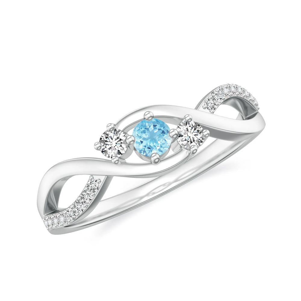 18K White Gold Vermeil