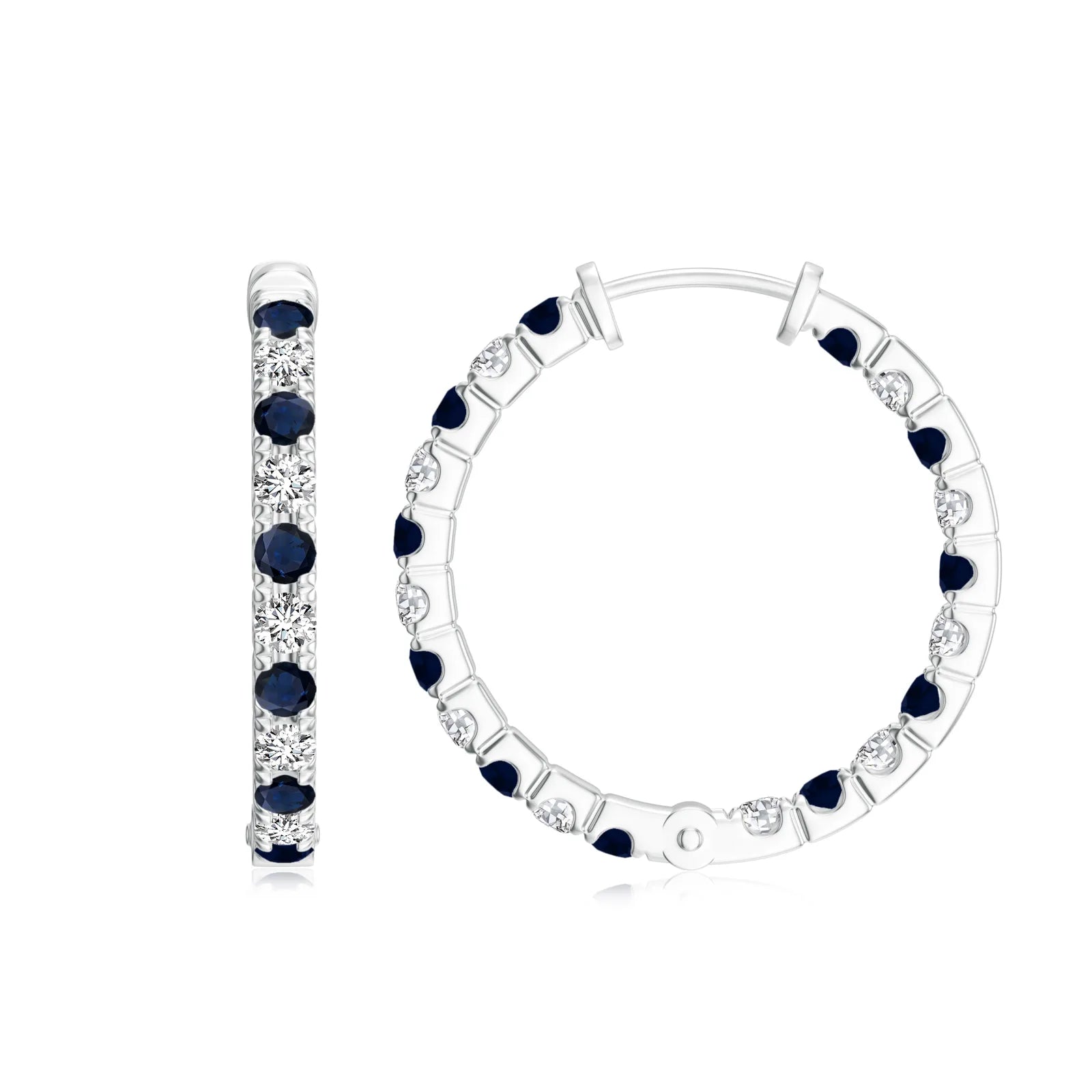 18K White Gold Vermeil