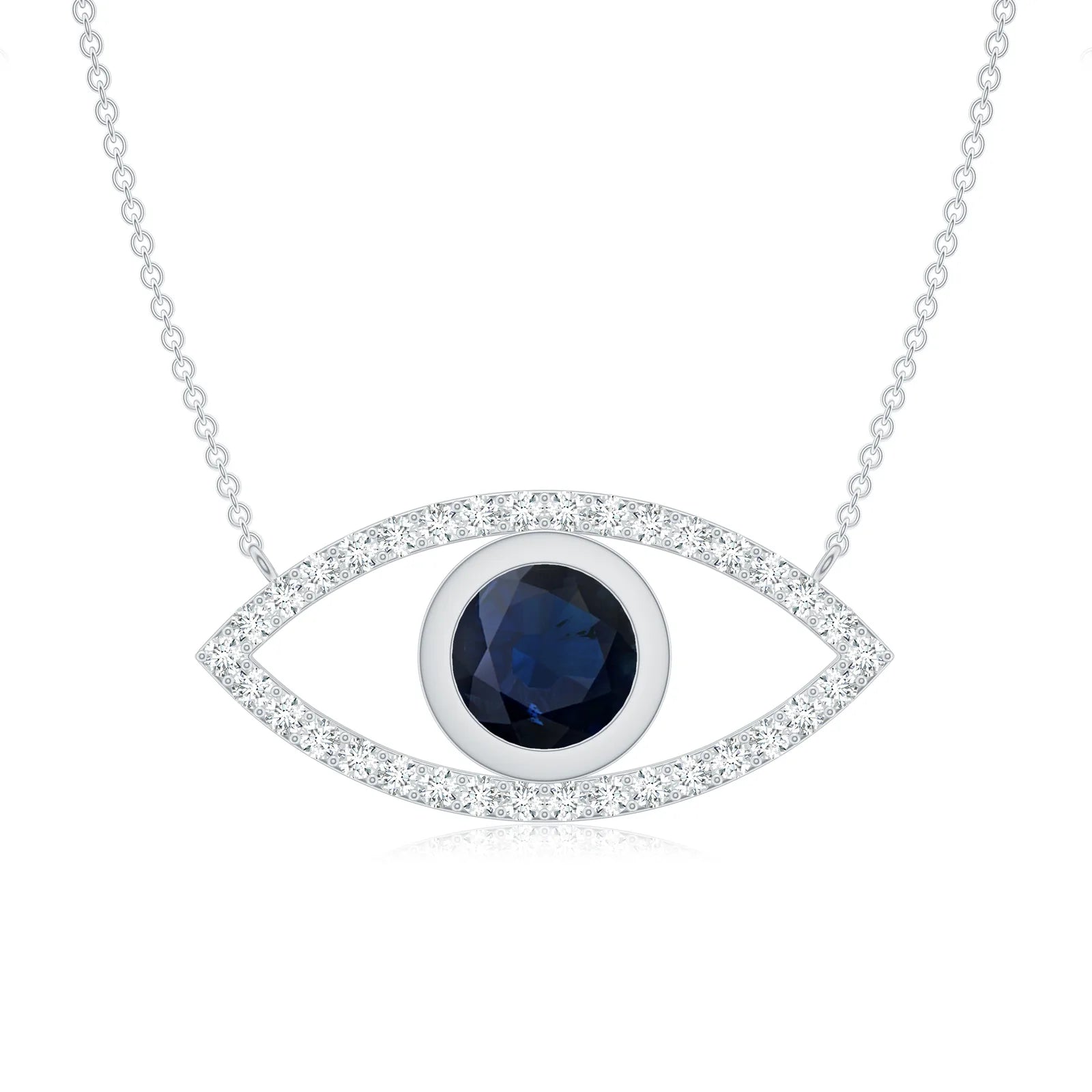 18K White Gold Vermeil