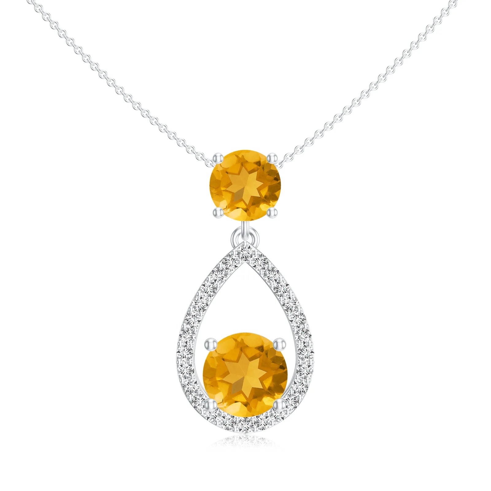 18K White Gold Vermeil