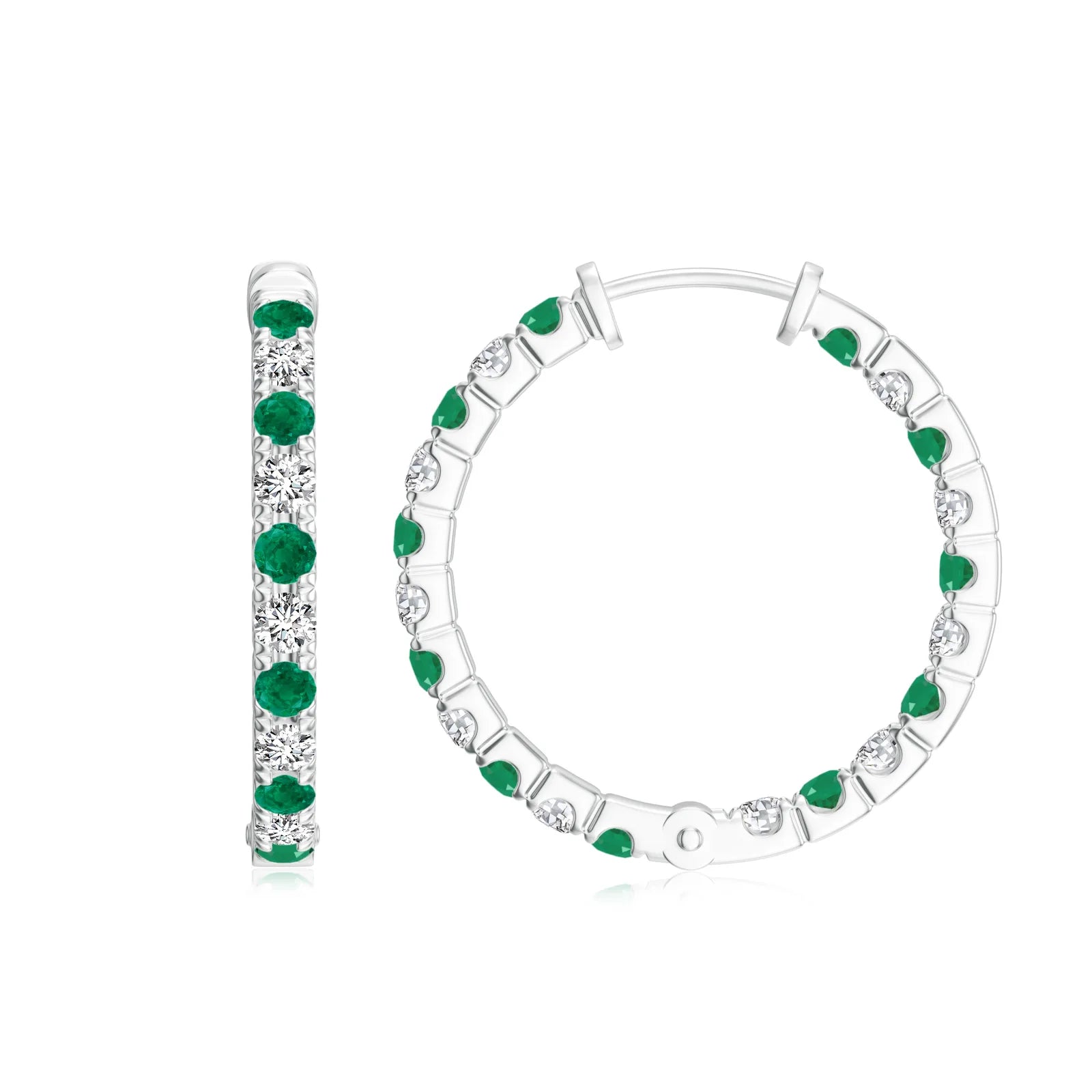18K White Gold Vermeil