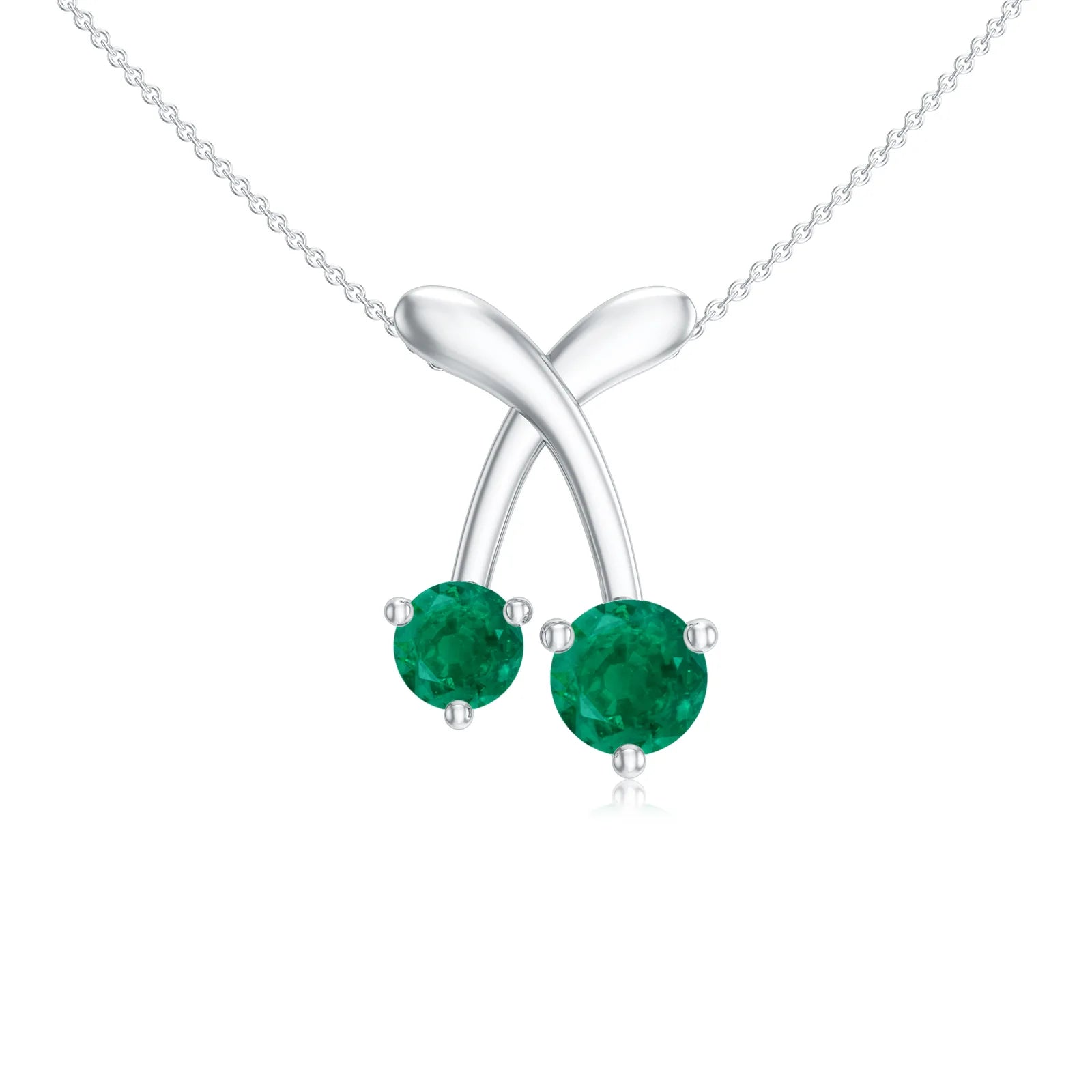 18K White Gold Vermeil