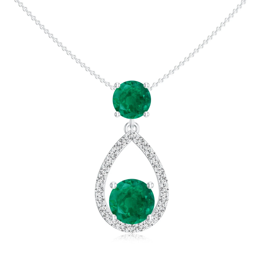 18K White Gold Vermeil