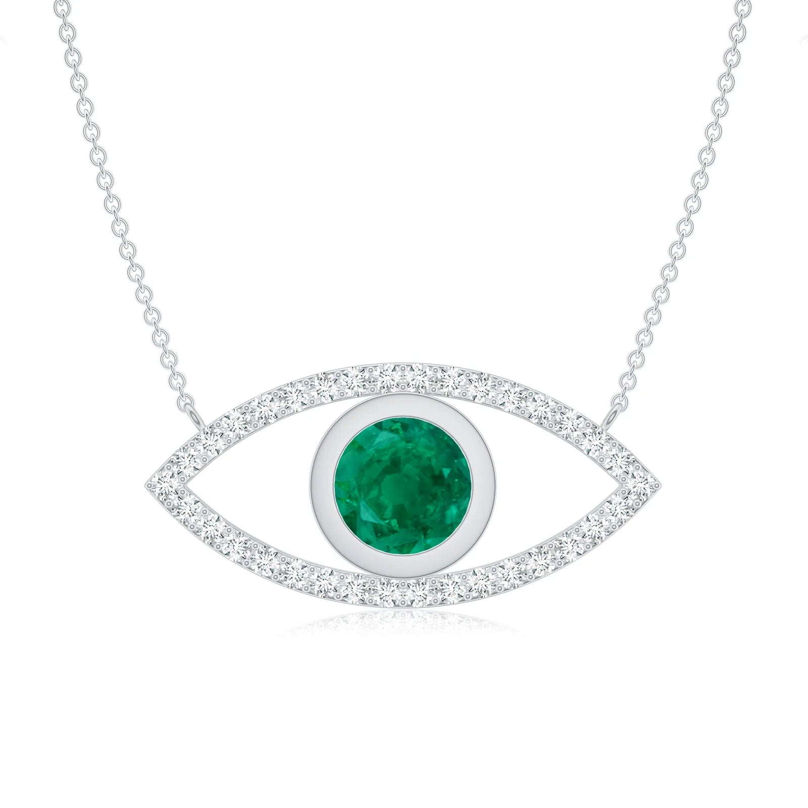 18K White Gold Vermeil