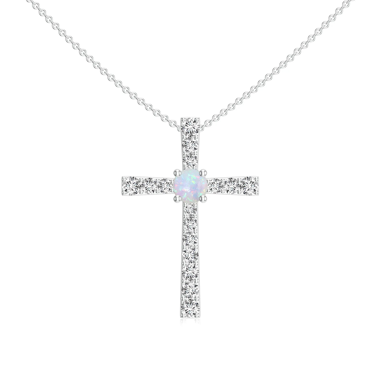 18K White Gold Vermeil