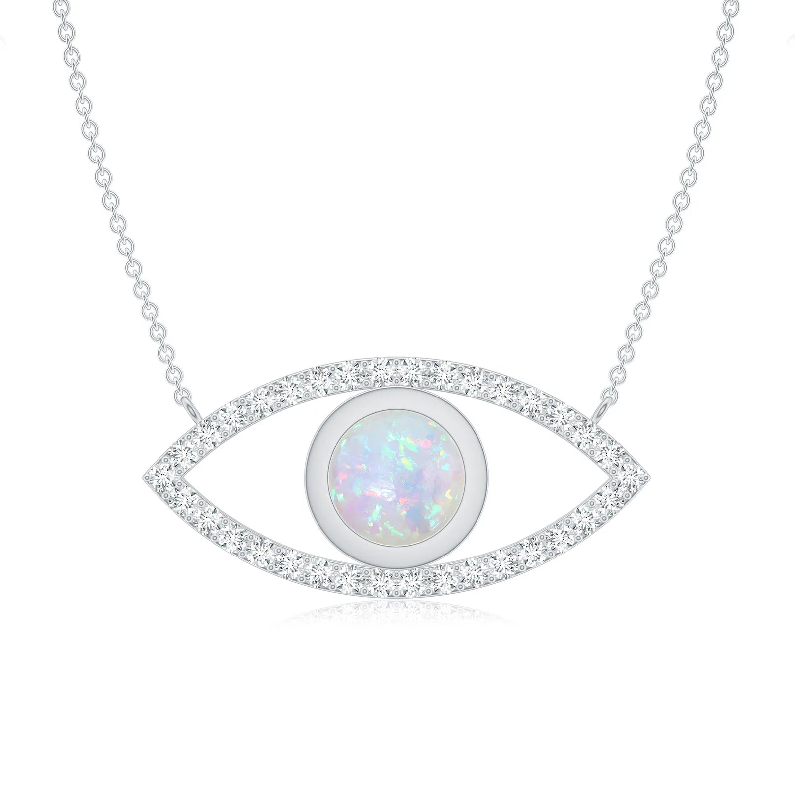 18K White Gold Vermeil