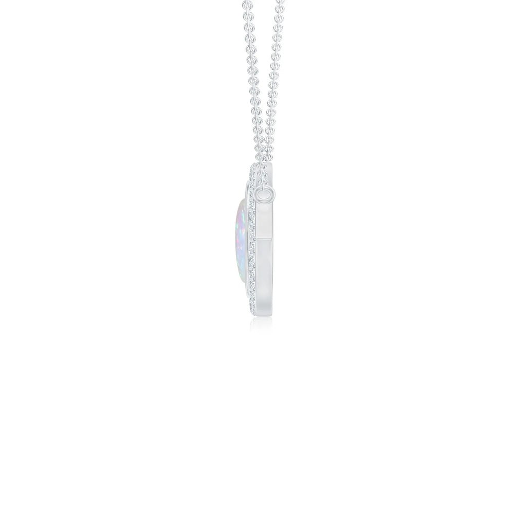 18K White Gold Vermeil
