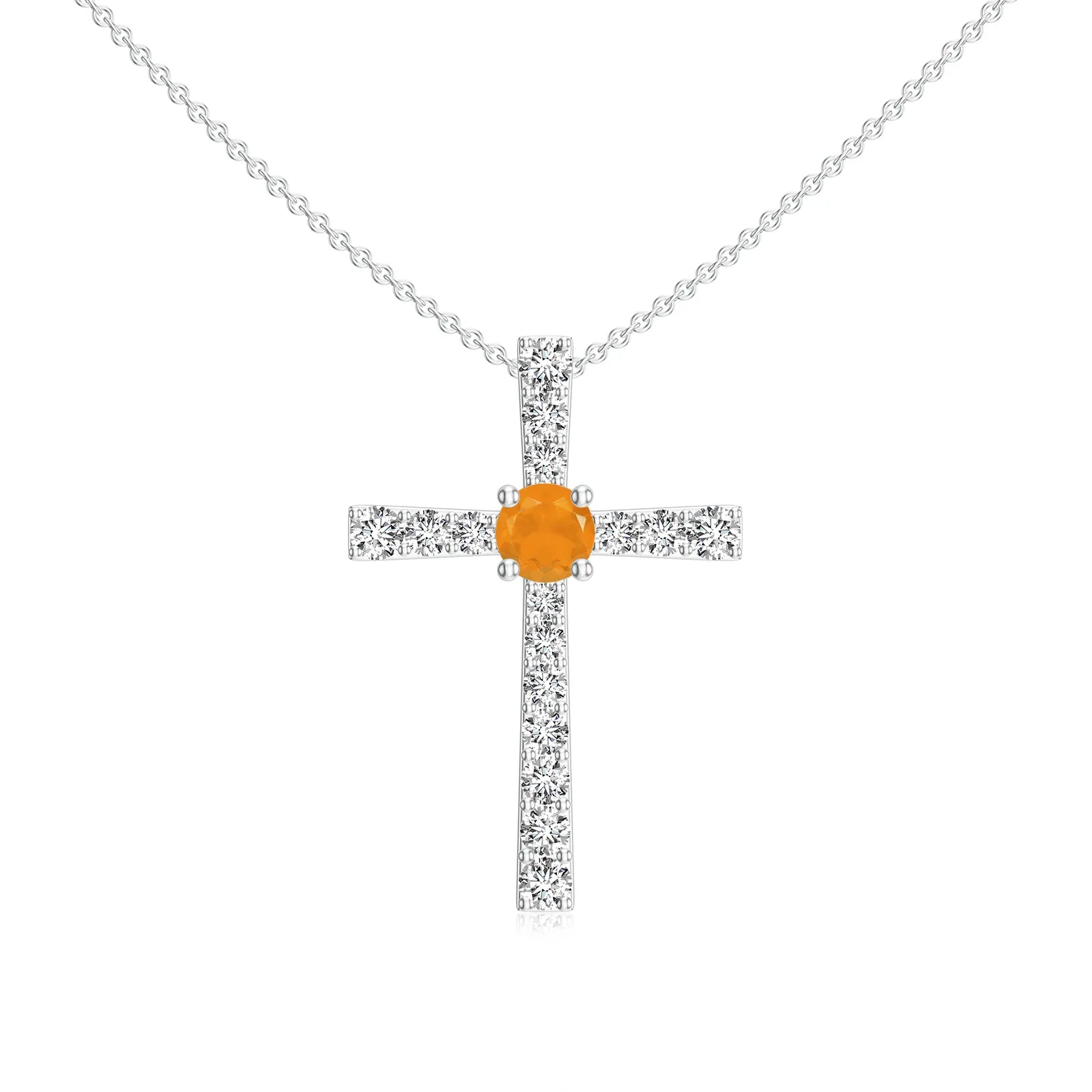 18K White Gold Vermeil