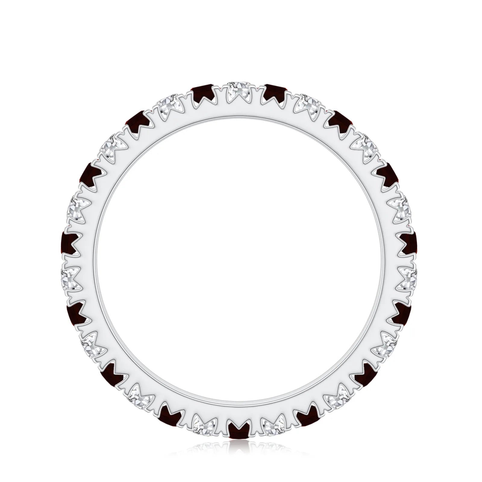 18K White Gold Vermeil