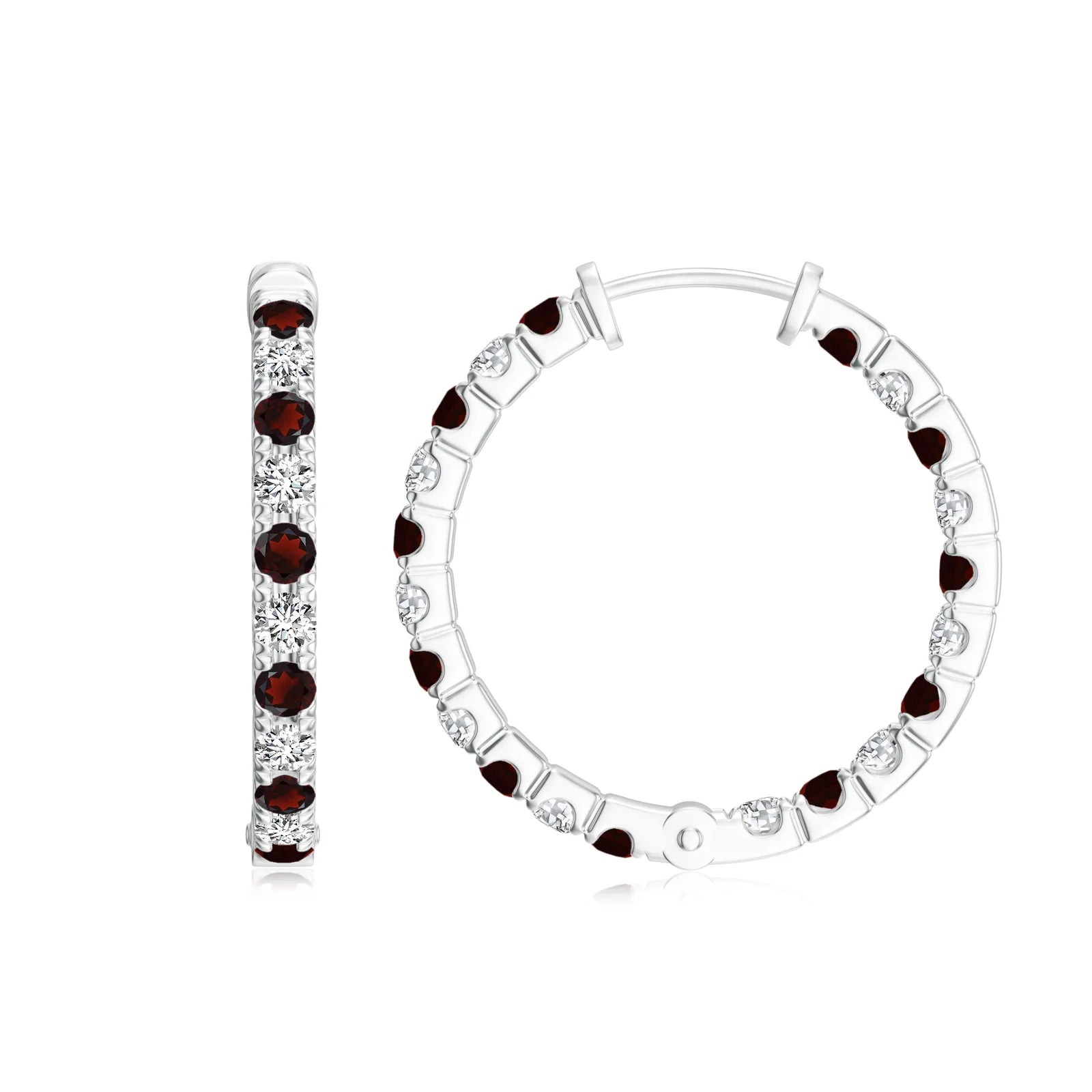 18K White Gold Vermeil