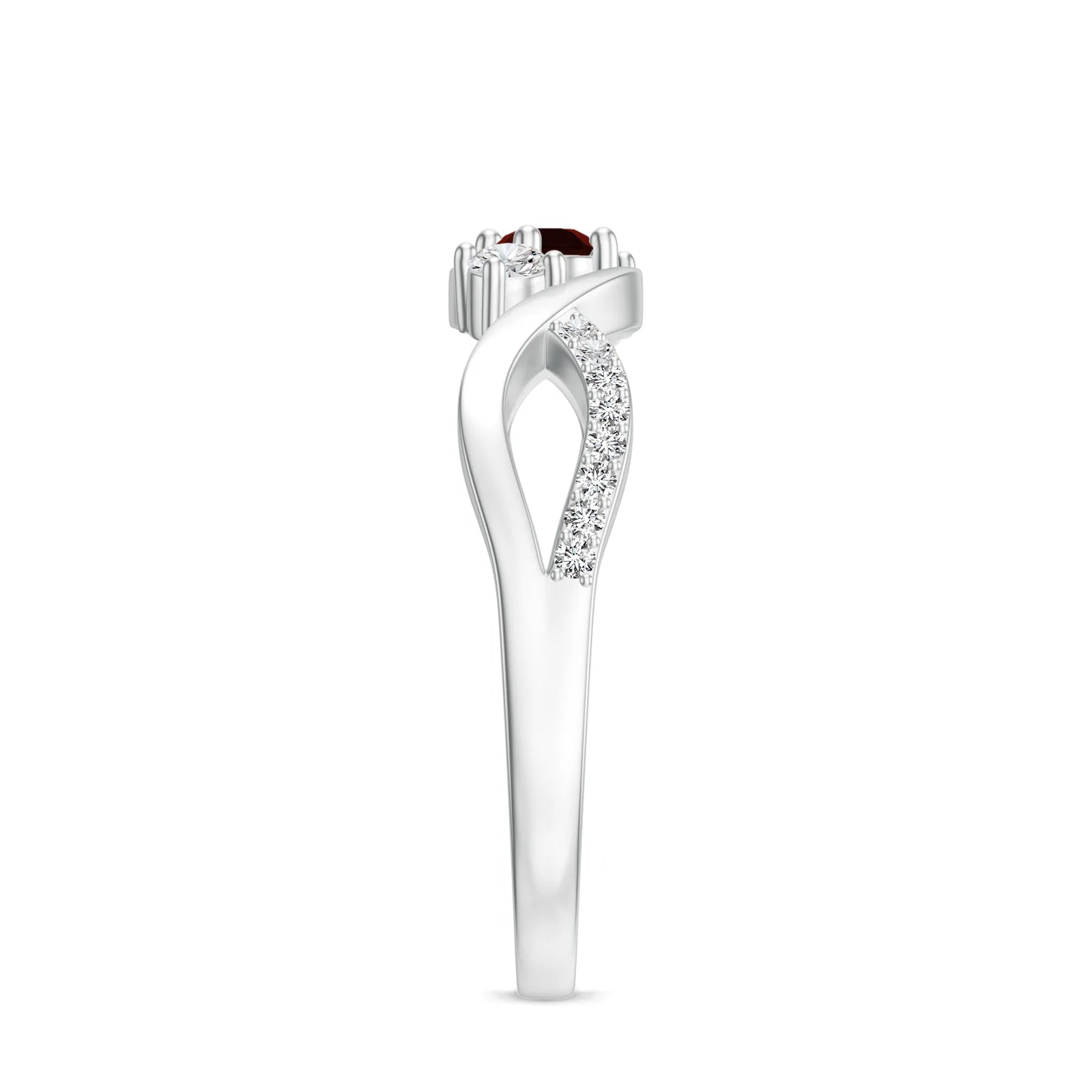 18K White Gold Vermeil