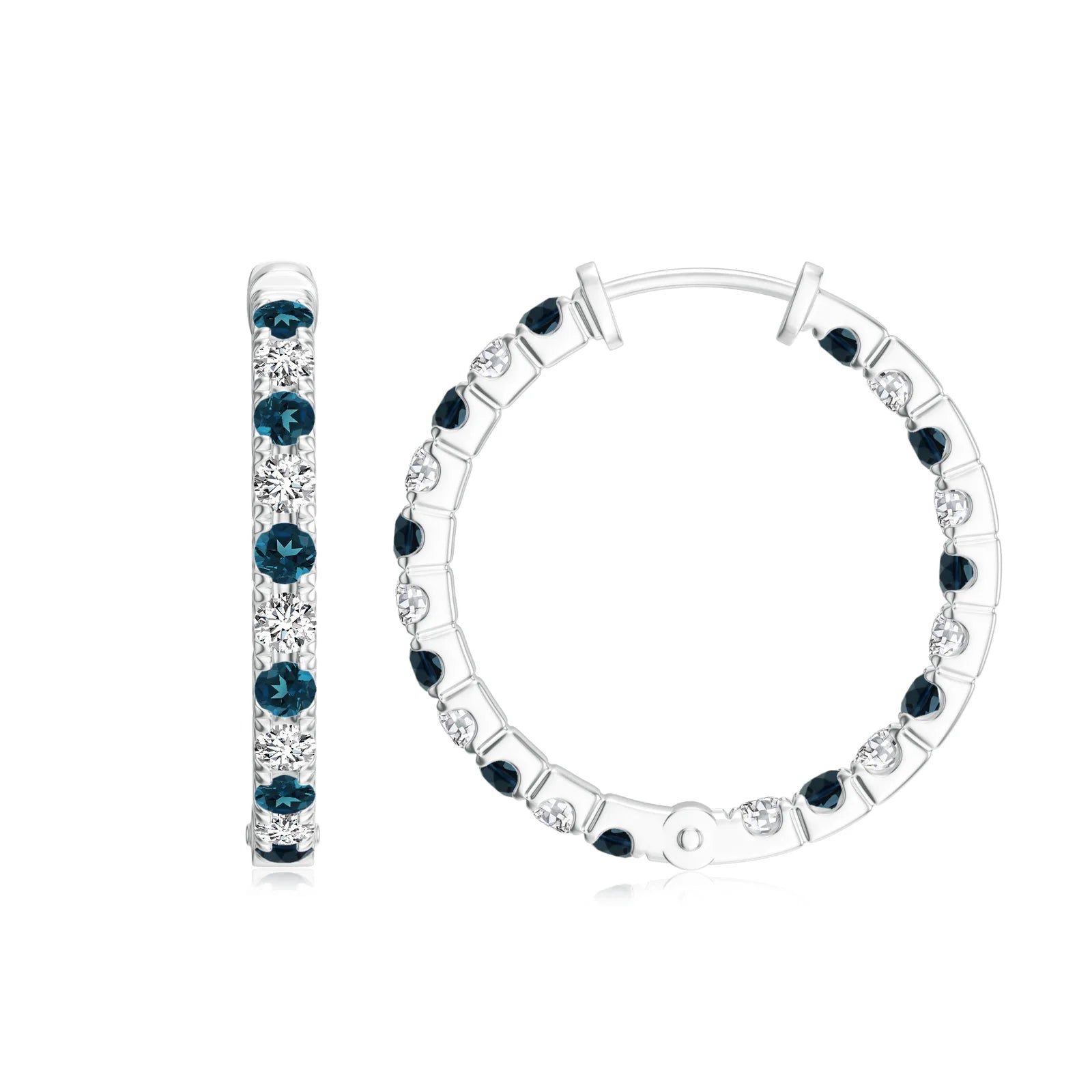 18K White Gold Vermeil