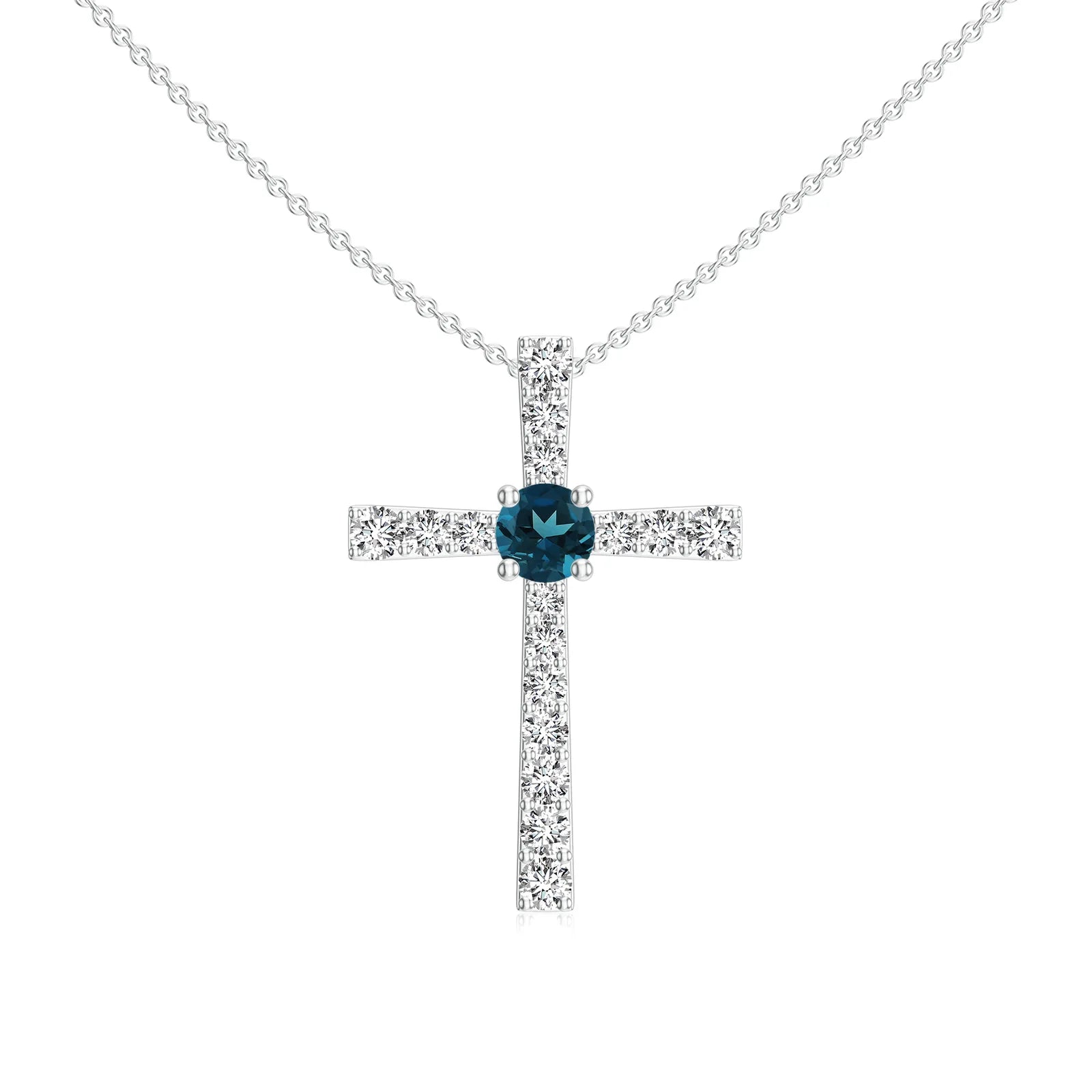 18K White Gold Vermeil