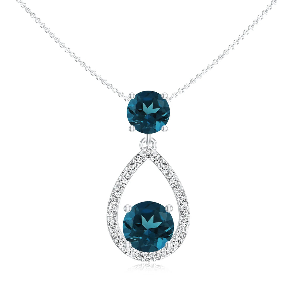 18K White Gold Vermeil