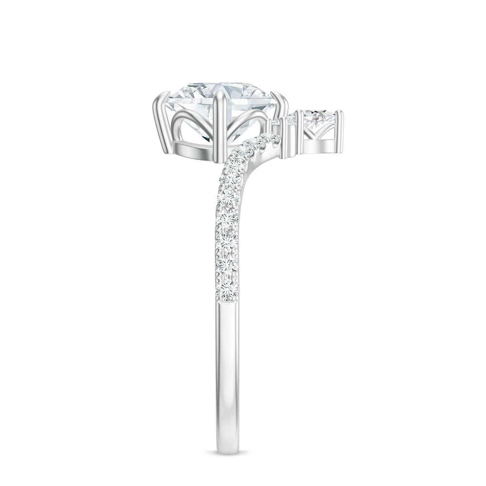 18K White Gold Vermeil