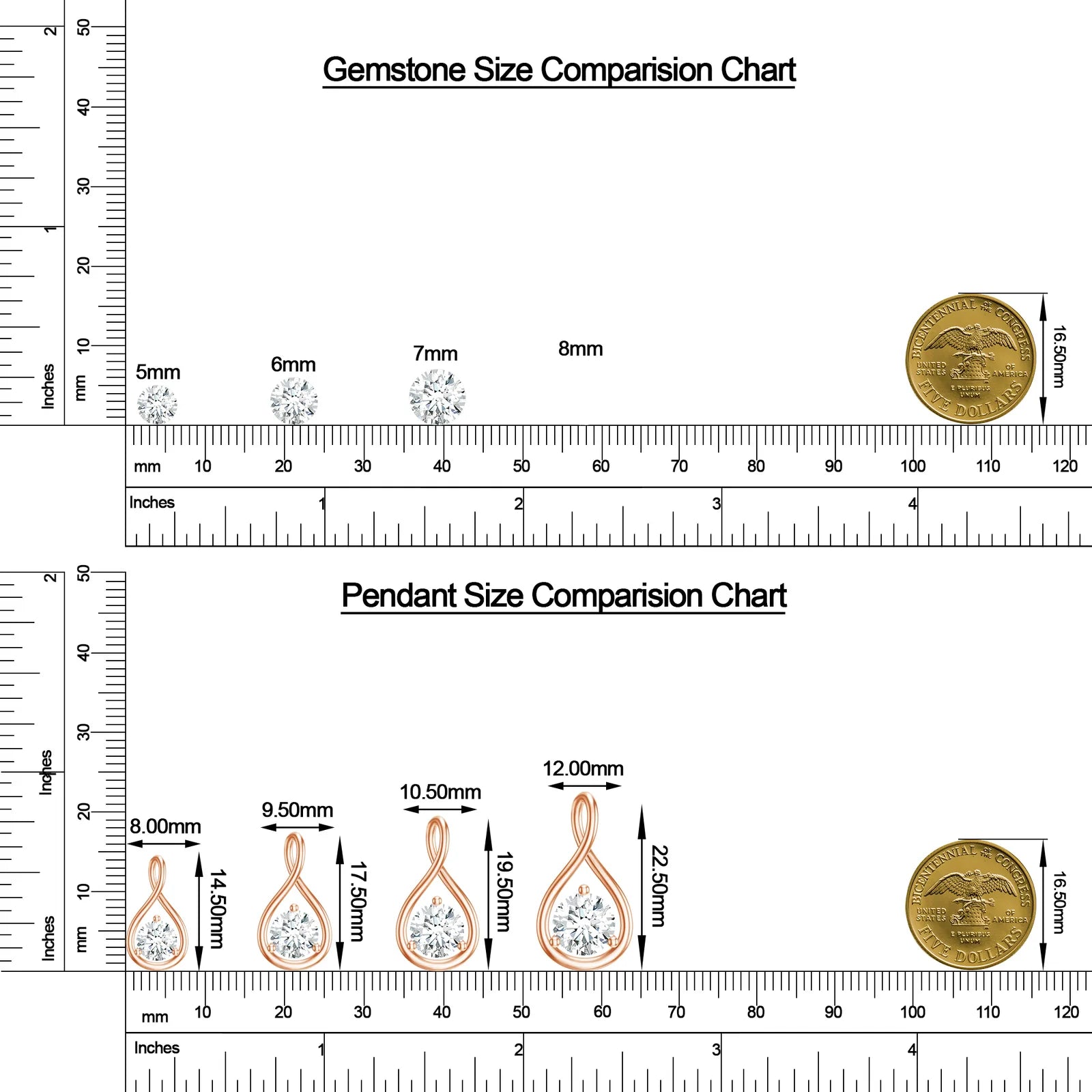 18K Rose Gold Vermeil