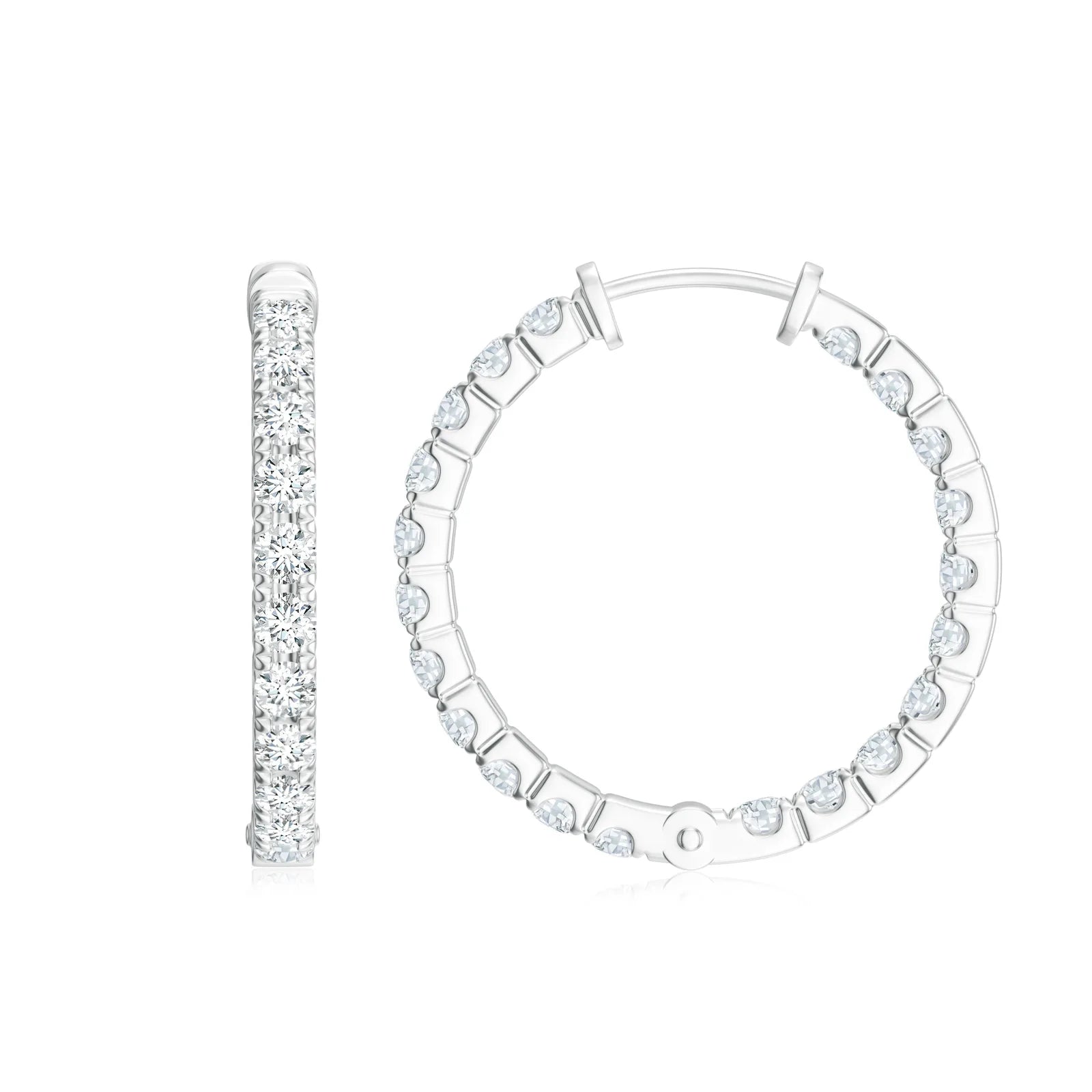 18K White Gold Vermeil
