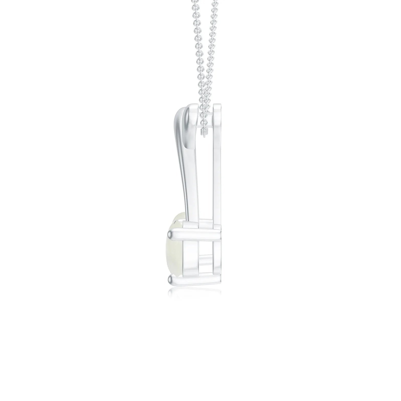 18K White Gold Vermeil