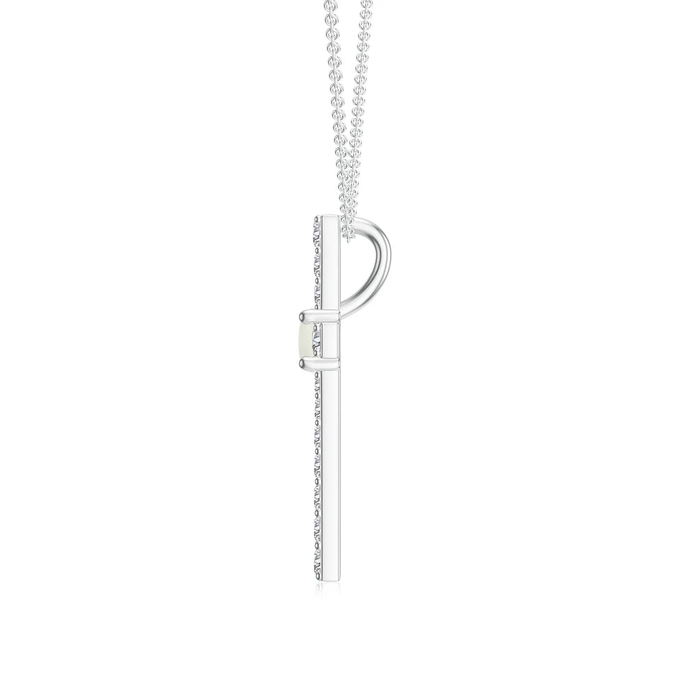 18K White Gold Vermeil