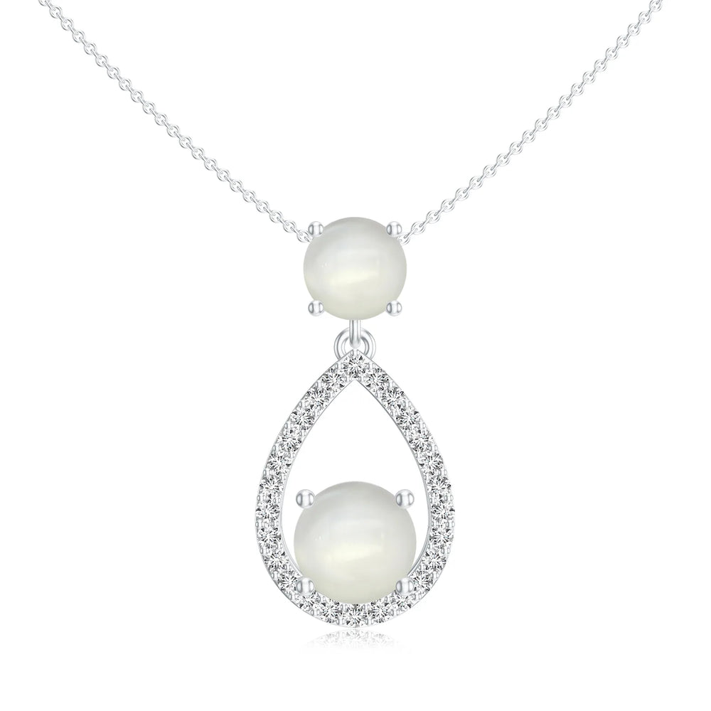 18K White Gold Vermeil