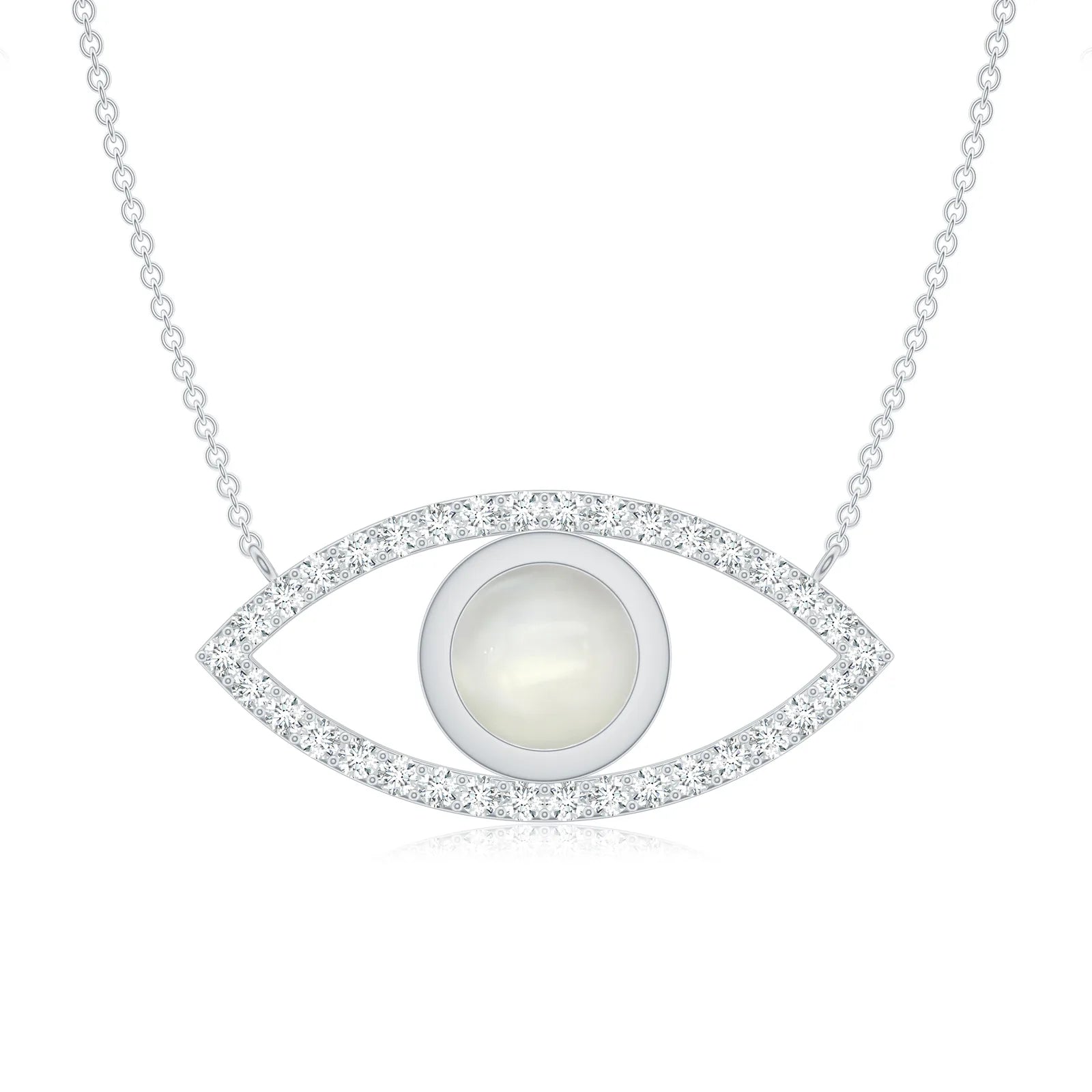 18K White Gold Vermeil
