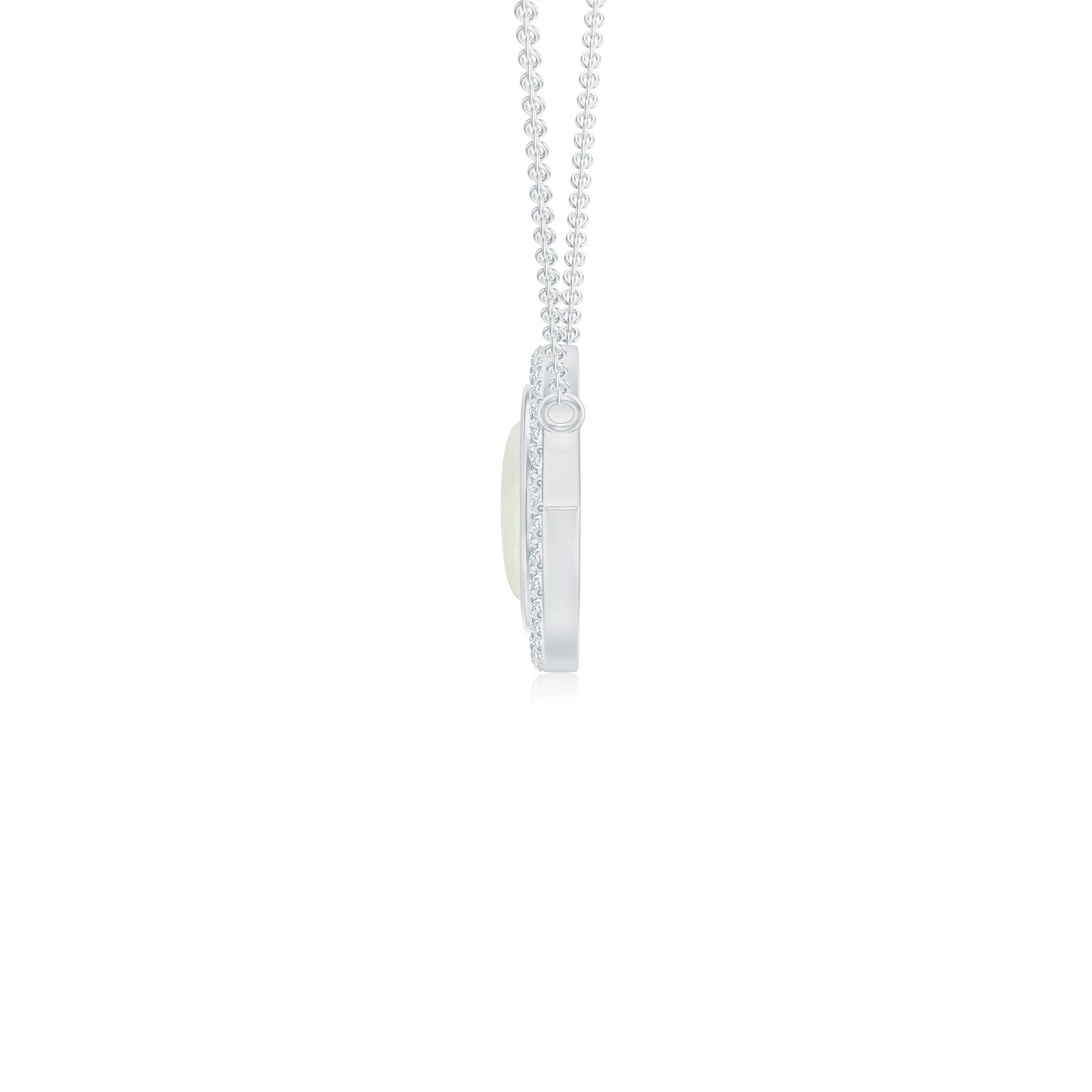 18K White Gold Vermeil
