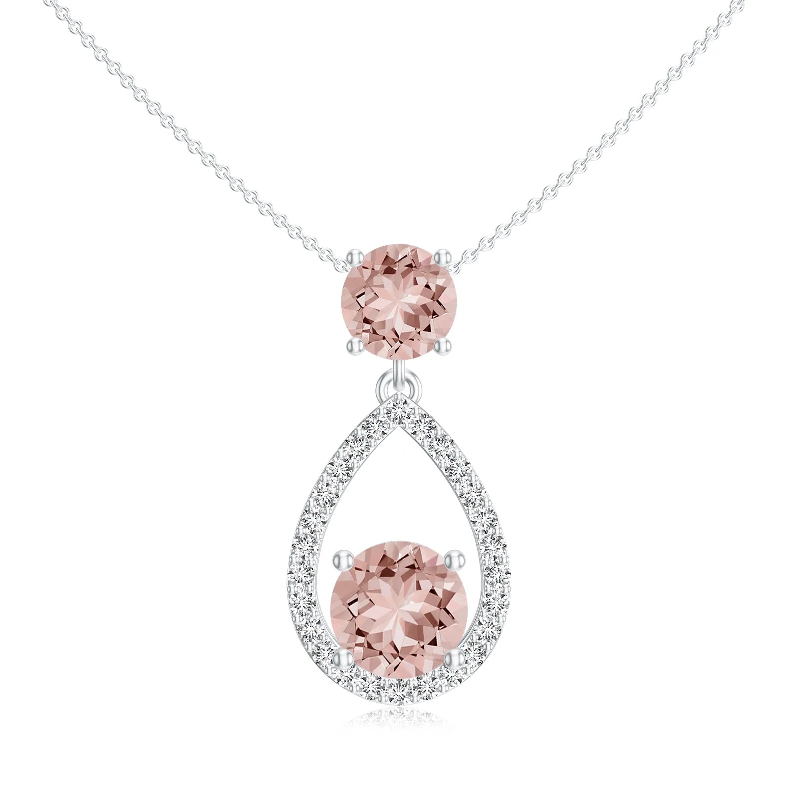 18K White Gold Vermeil