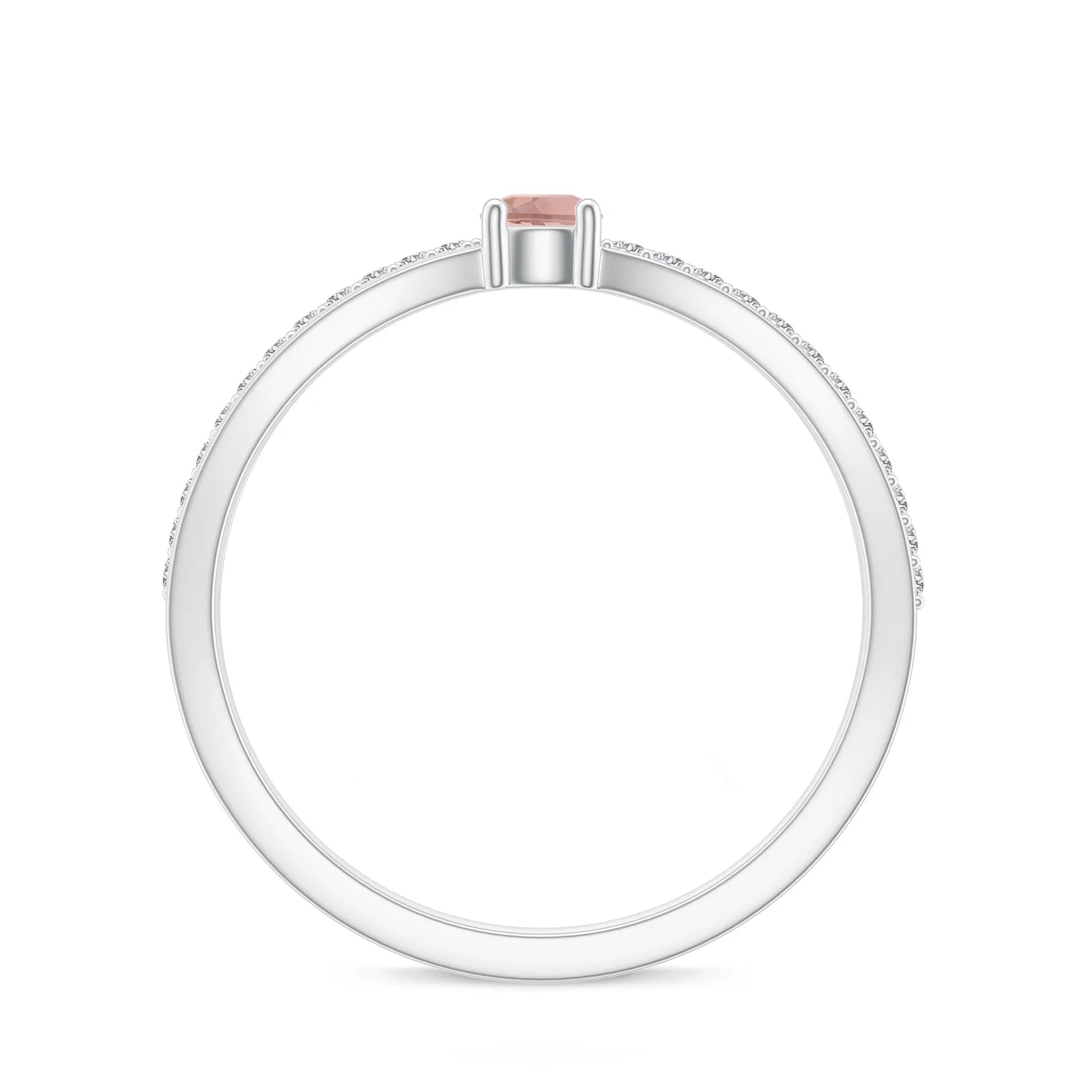18K White Gold Vermeil
