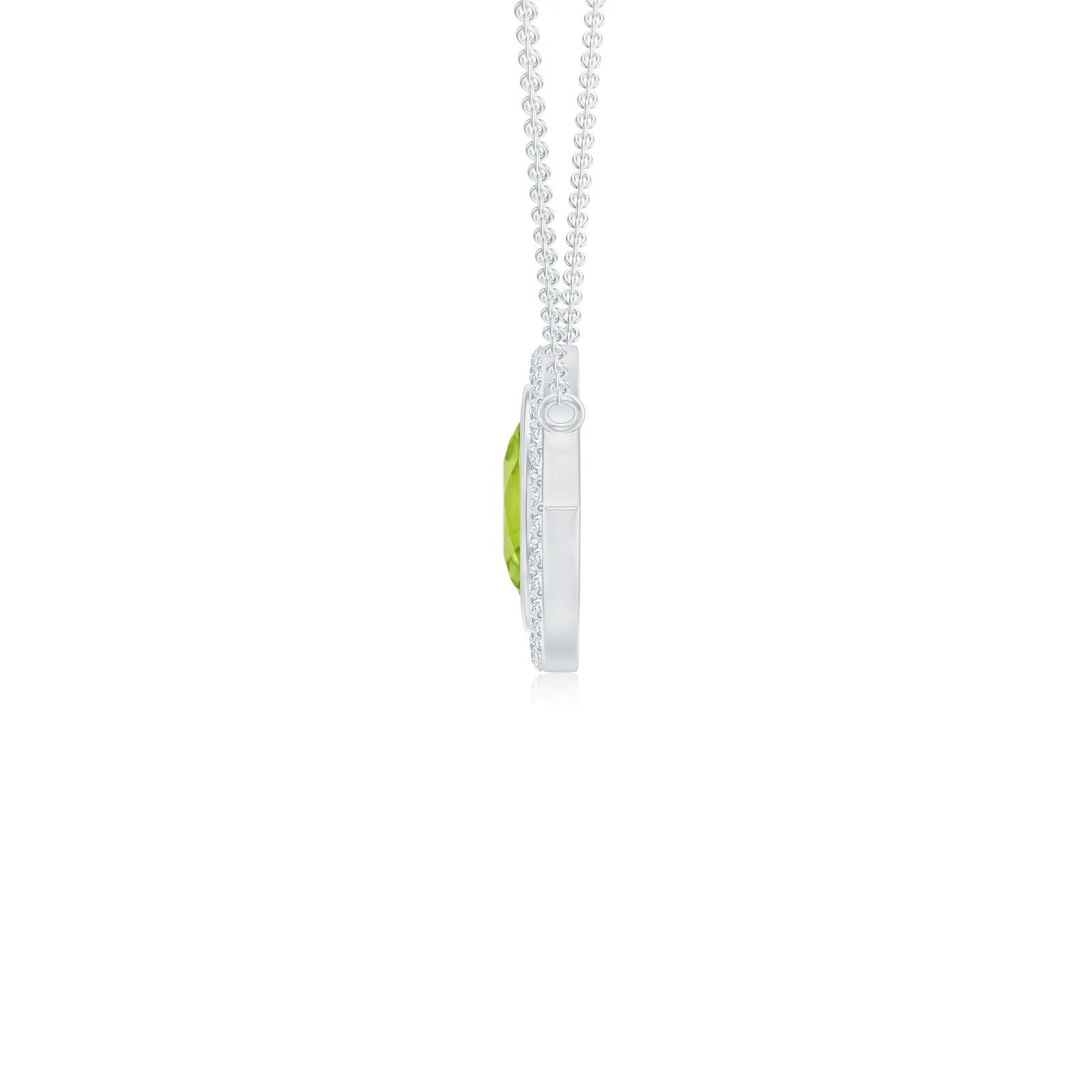 18K White Gold Vermeil
