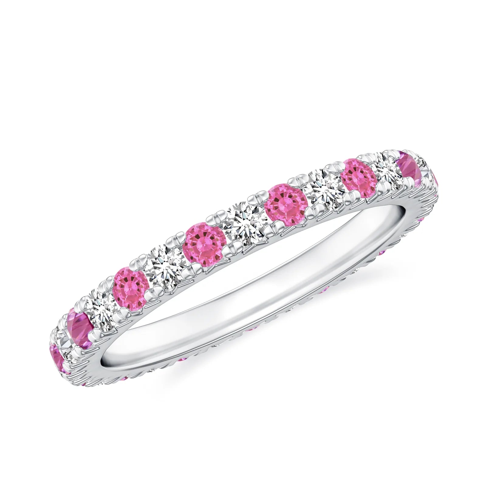 18K White Gold Vermeil