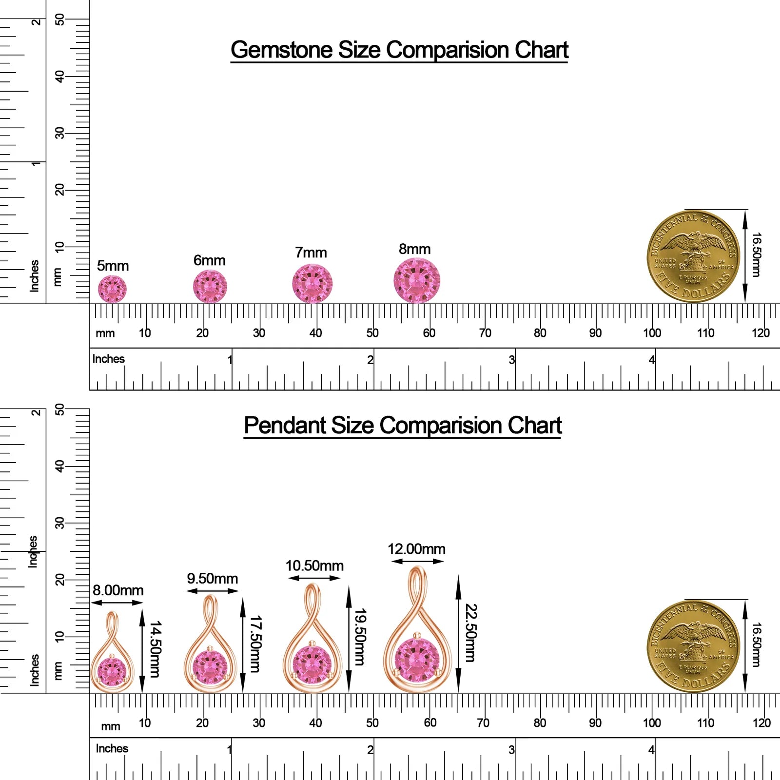 18K Rose Gold Vermeil