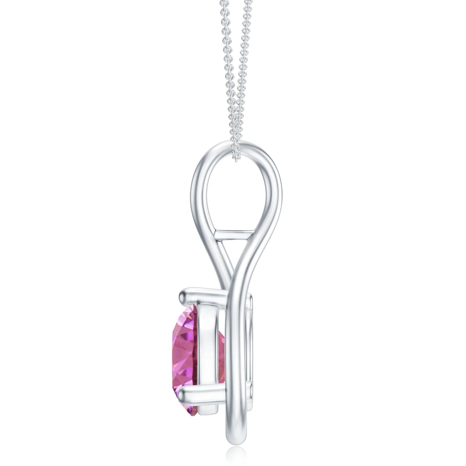 18K White Gold Vermeil