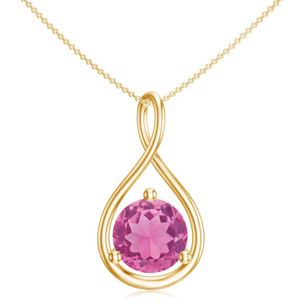 Pink Tourmaline Necklaces