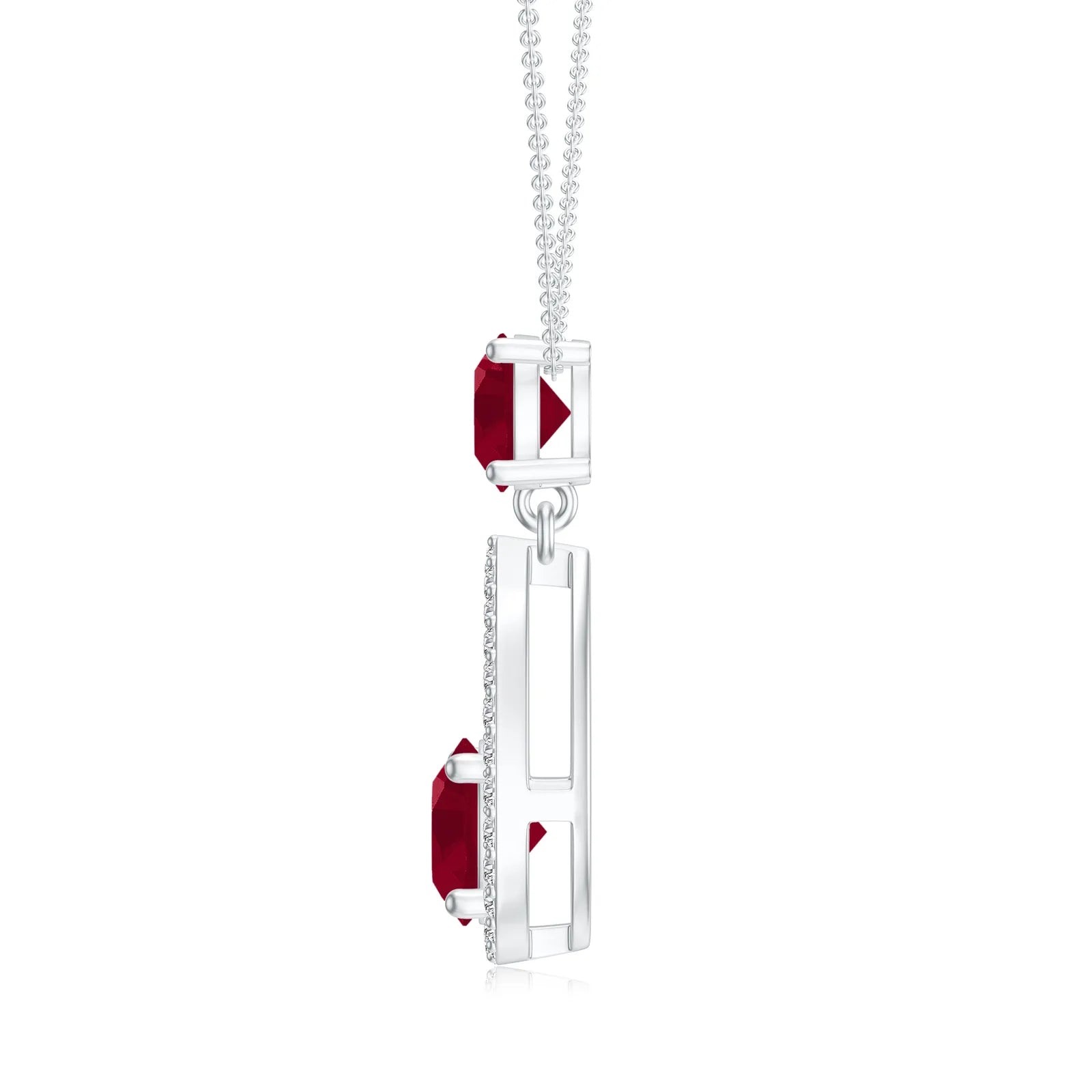 18K White Gold Vermeil