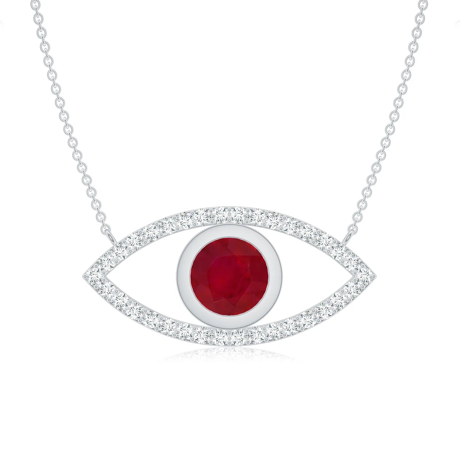 18K White Gold Vermeil