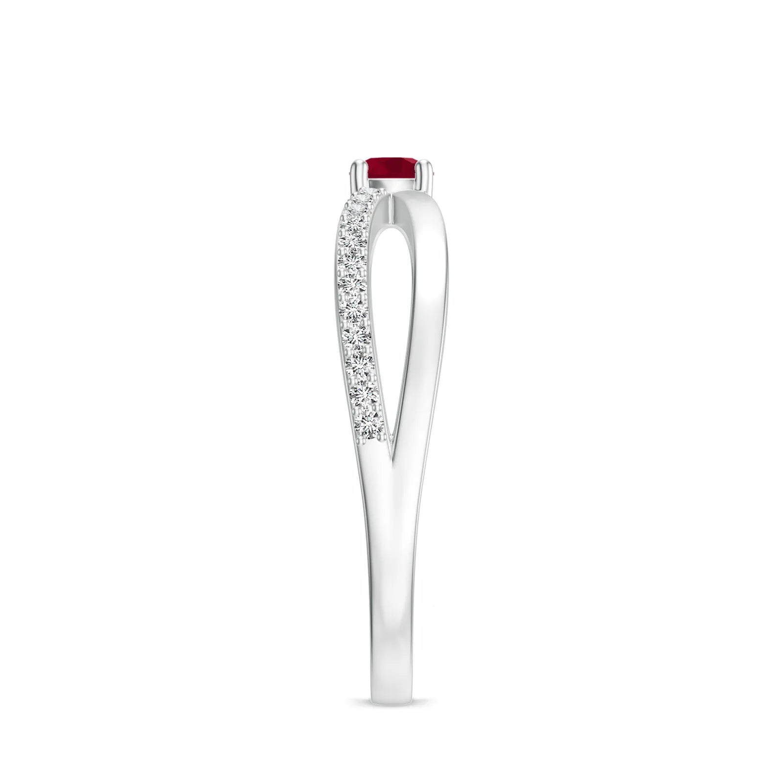 18K White Gold Vermeil