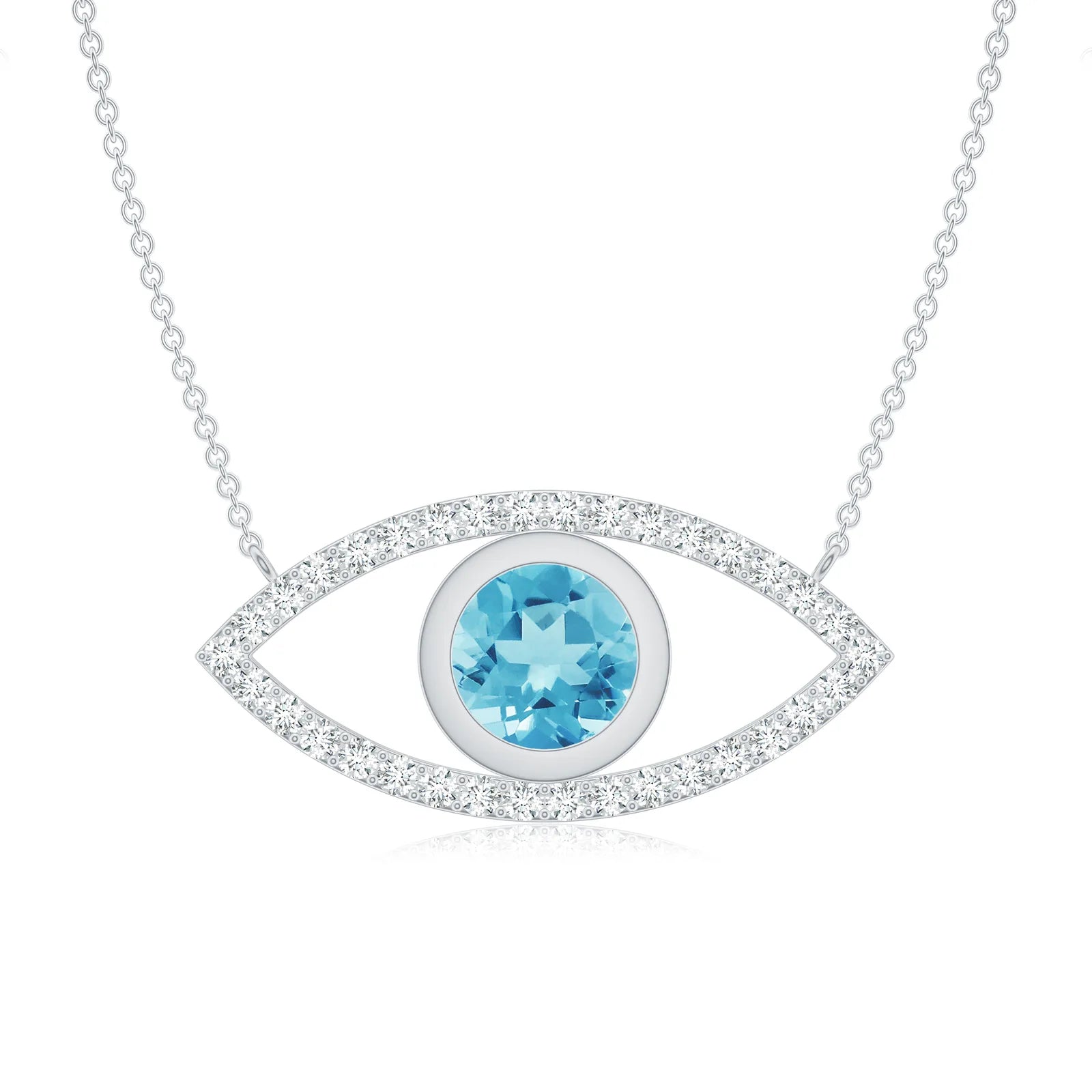 18K White Gold Vermeil