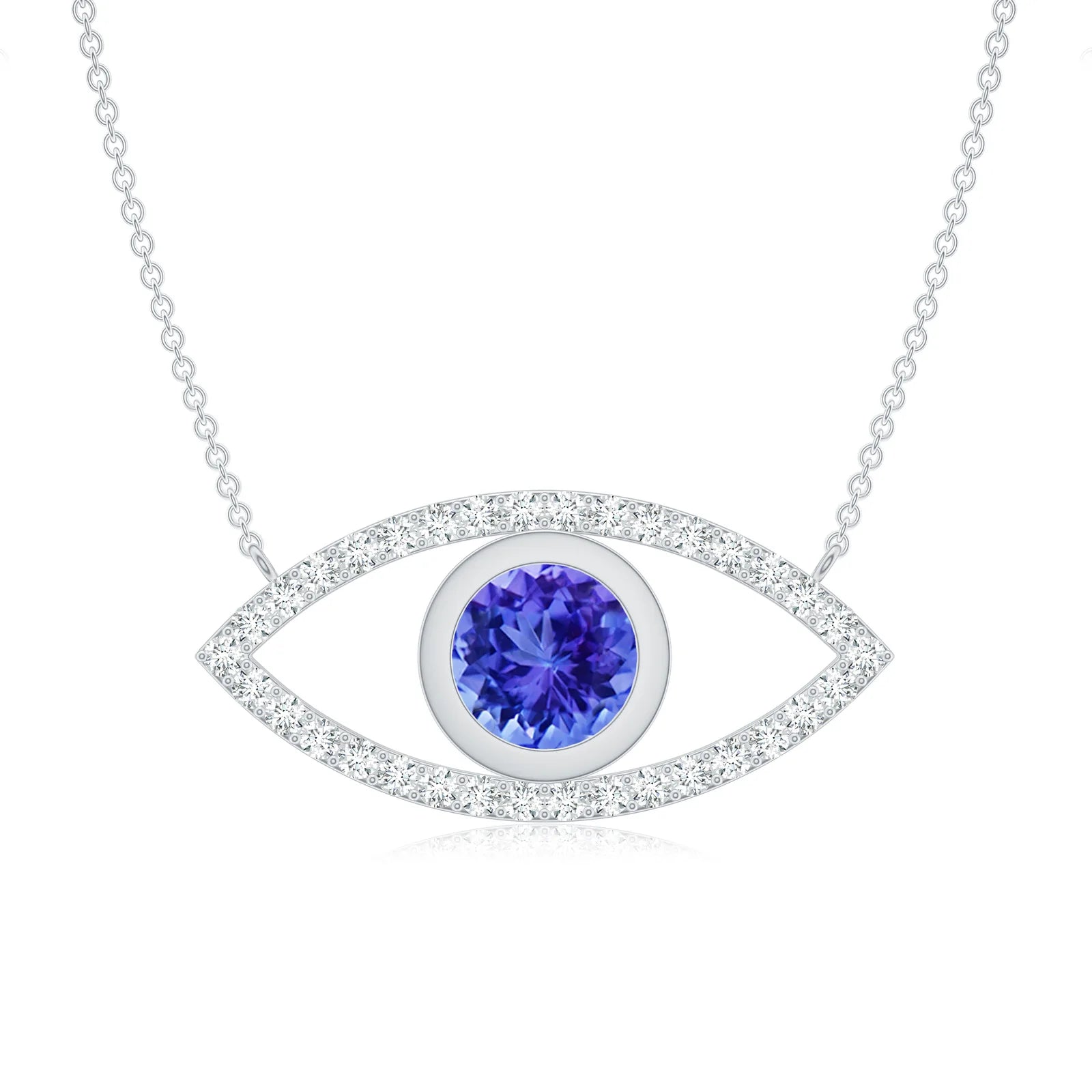 18K White Gold Vermeil