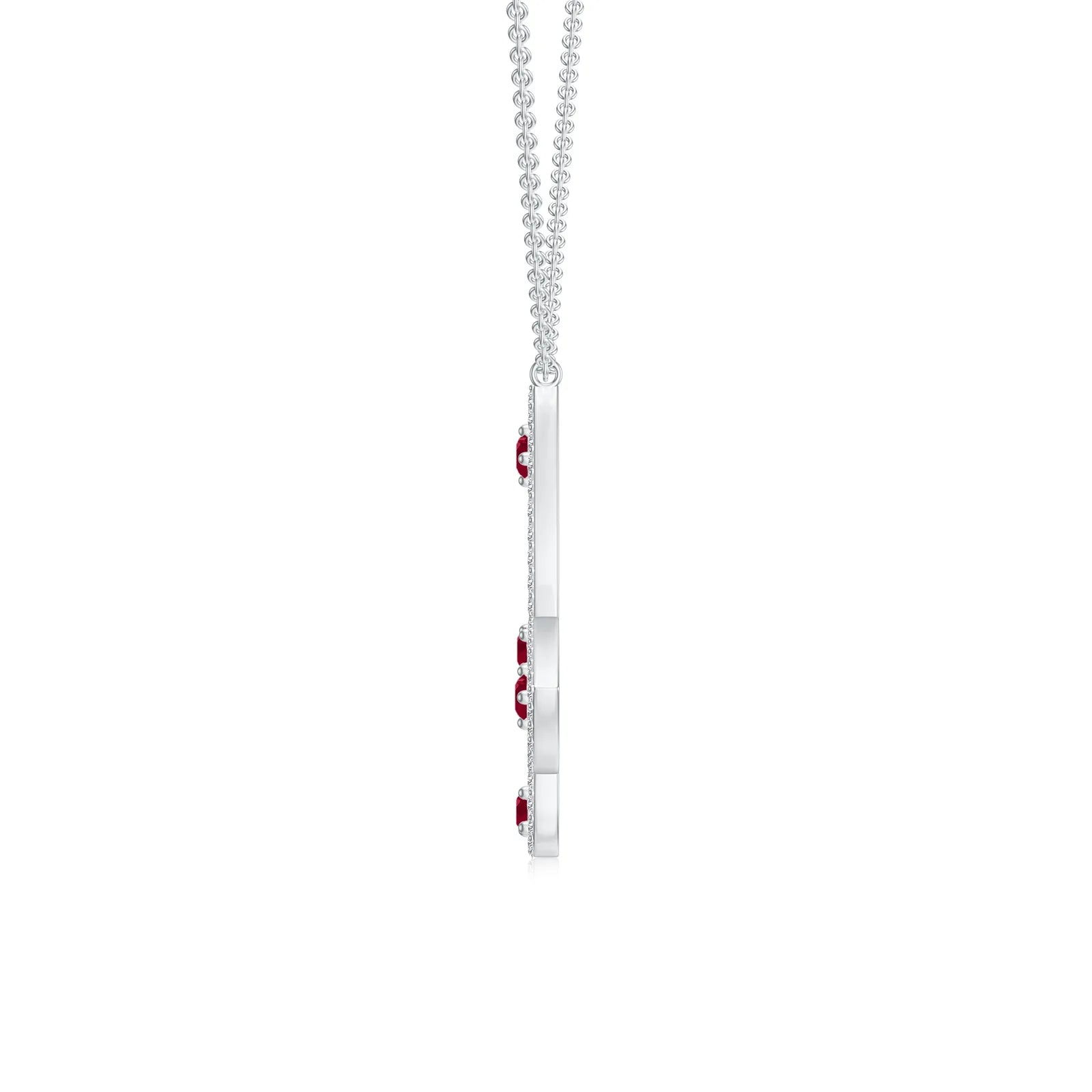 18K White Gold Vermeil